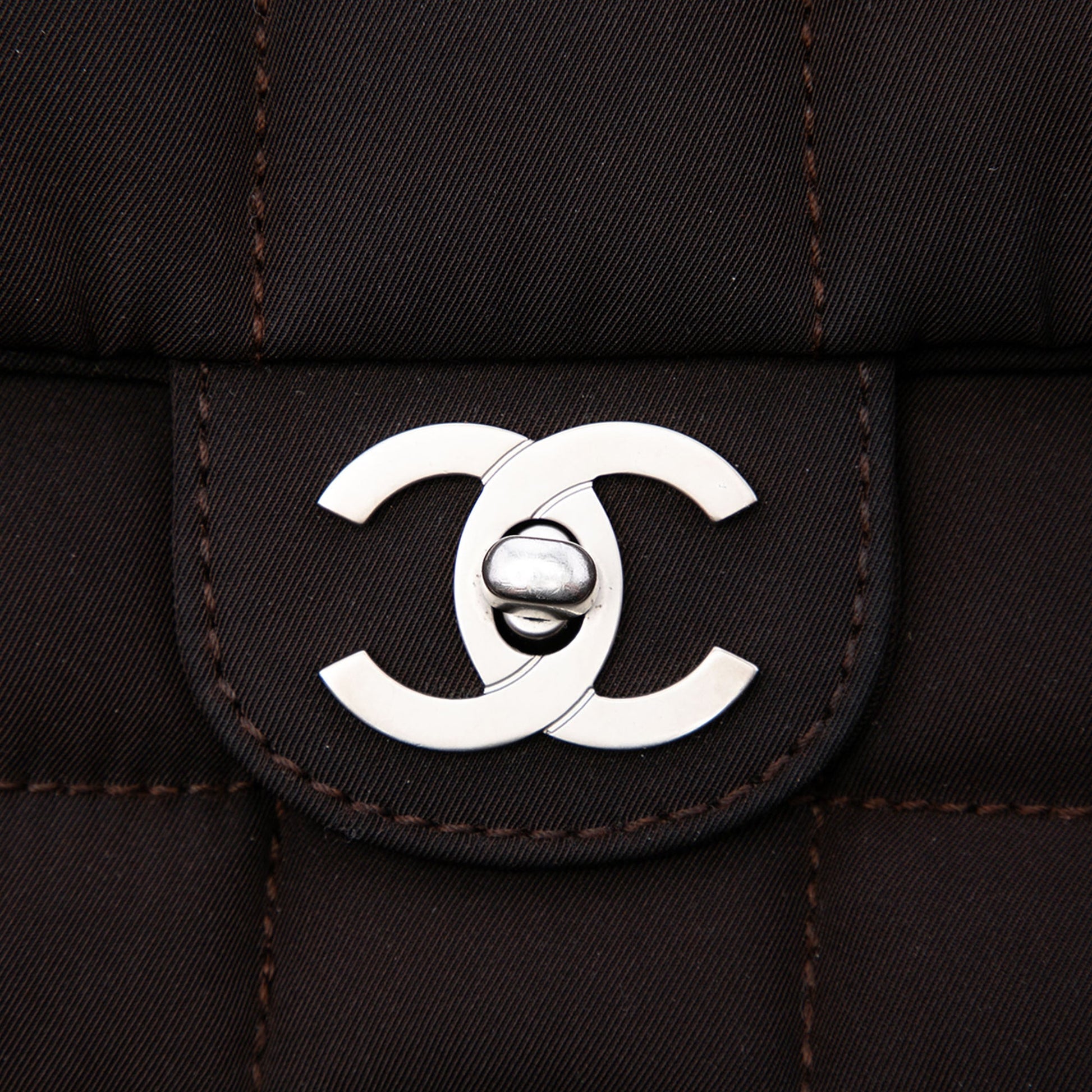 Chanel Medium Nylon Chocolate Bar Camera Flap