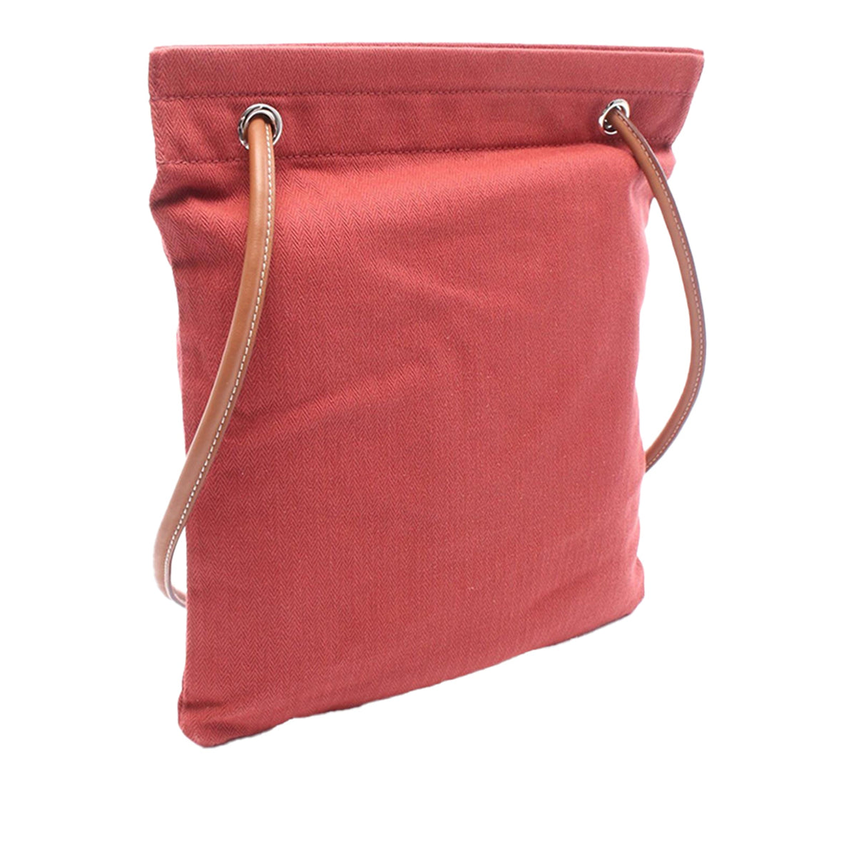 Hermès Toile Aline Grooming Bag MM — Red