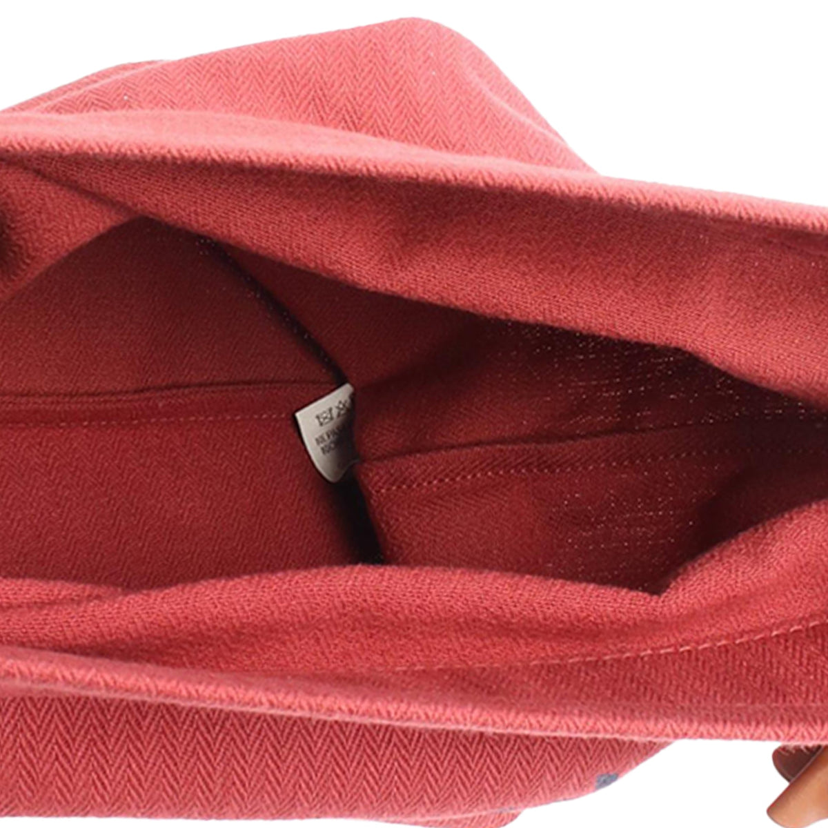 Hermès Toile Aline Grooming Bag MM — Red