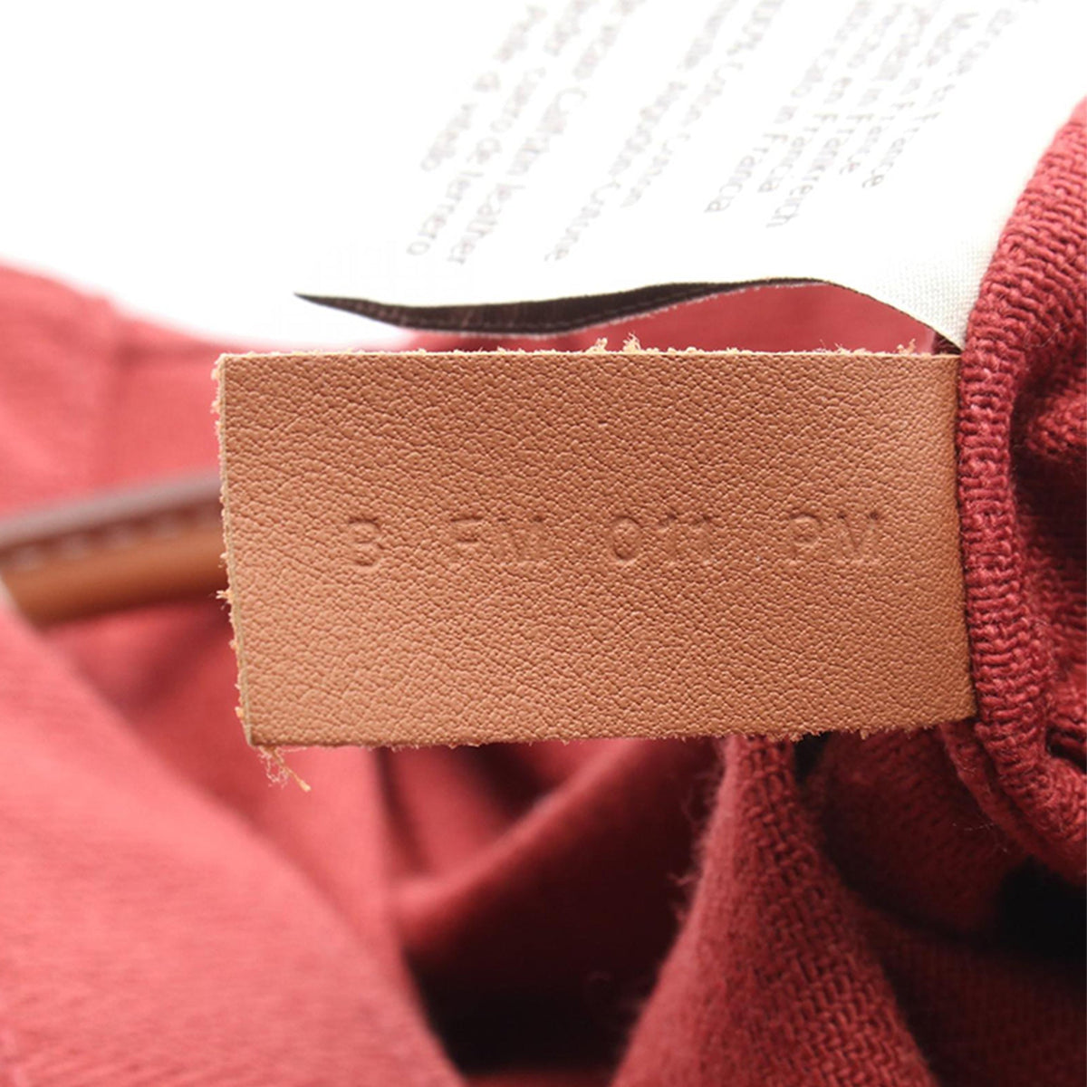 Hermès Toile Aline Grooming Bag MM — Red