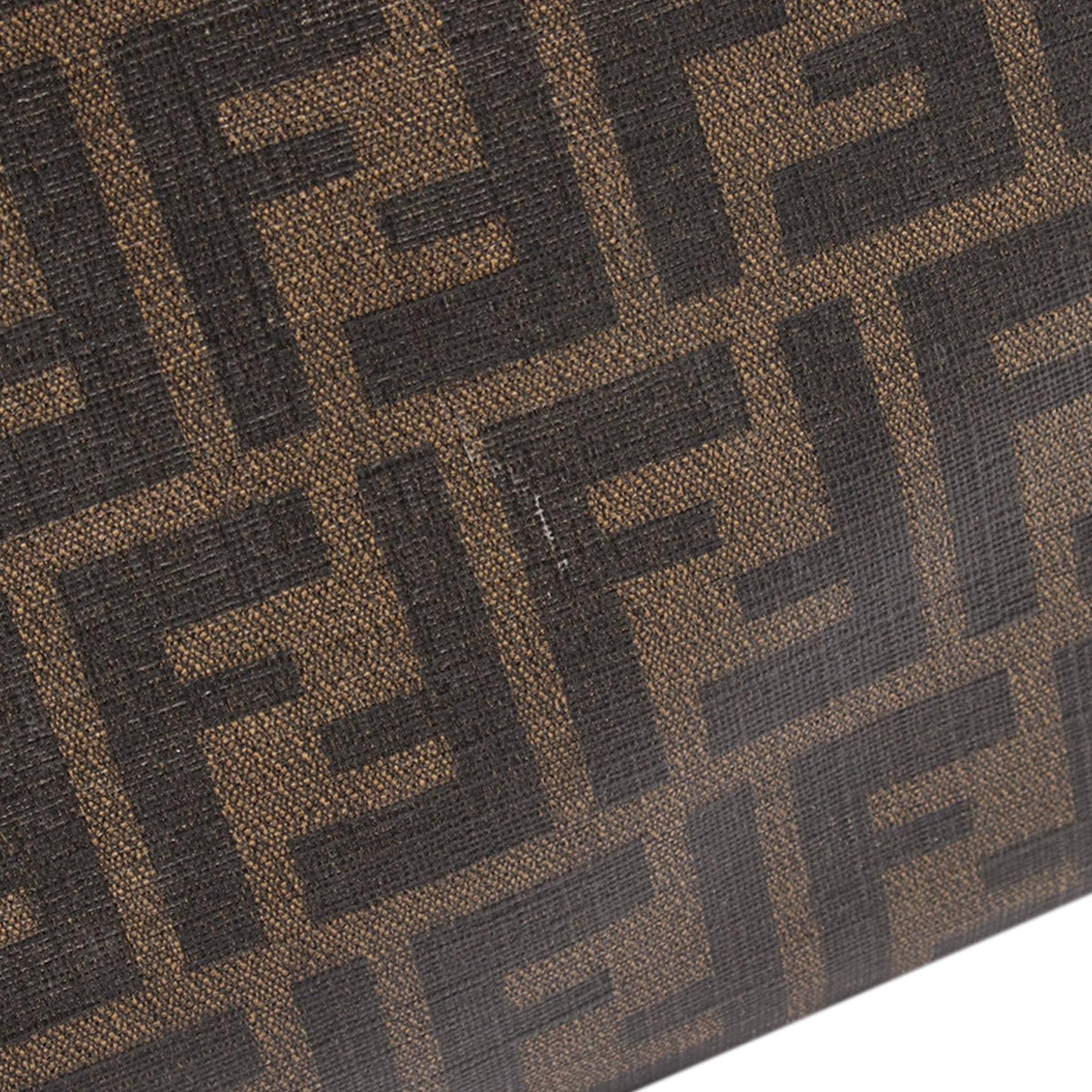 Fendi Zucca Spalmati Crossbody — Brown