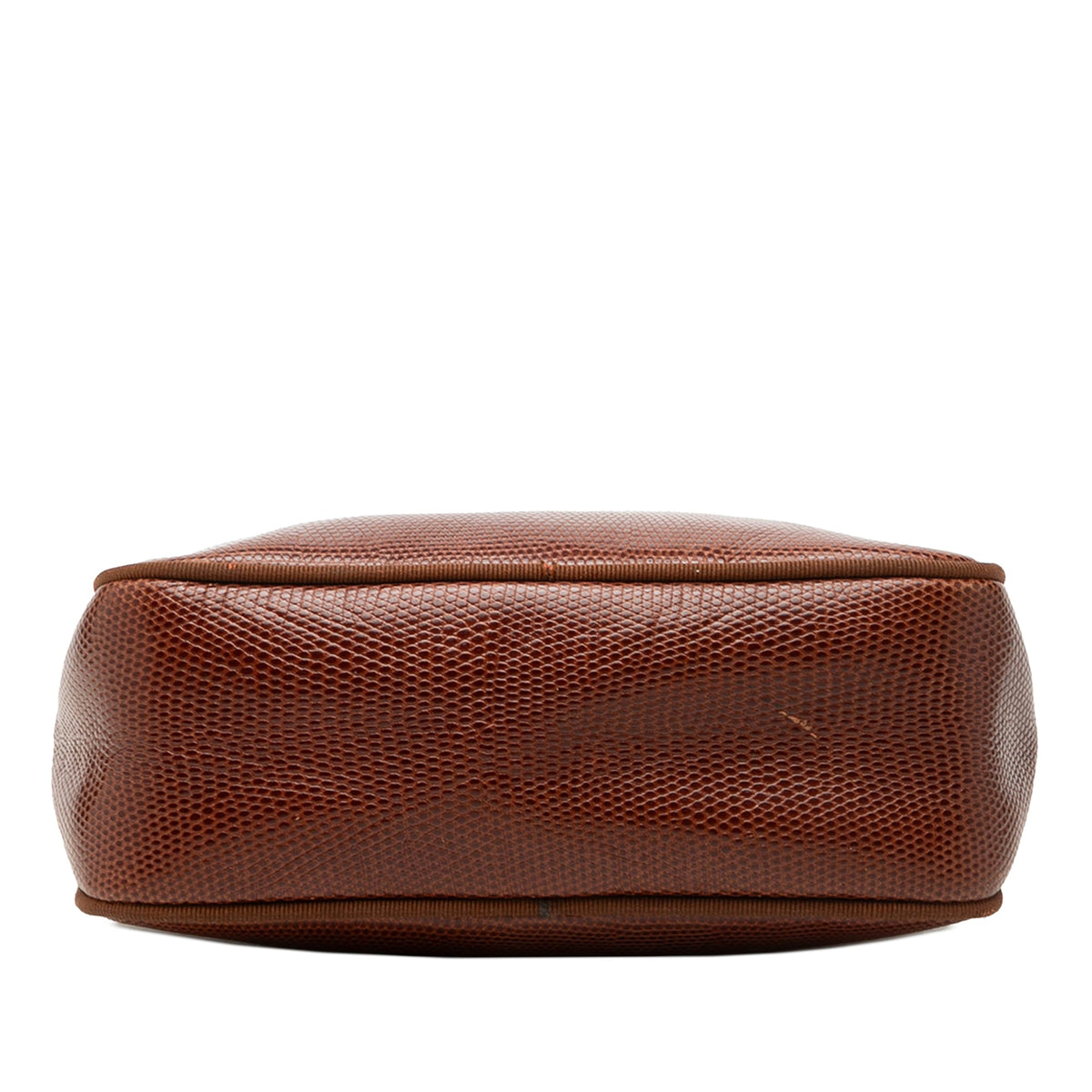 Ferragamo Lizard Embossed Leather Vara Crossbody