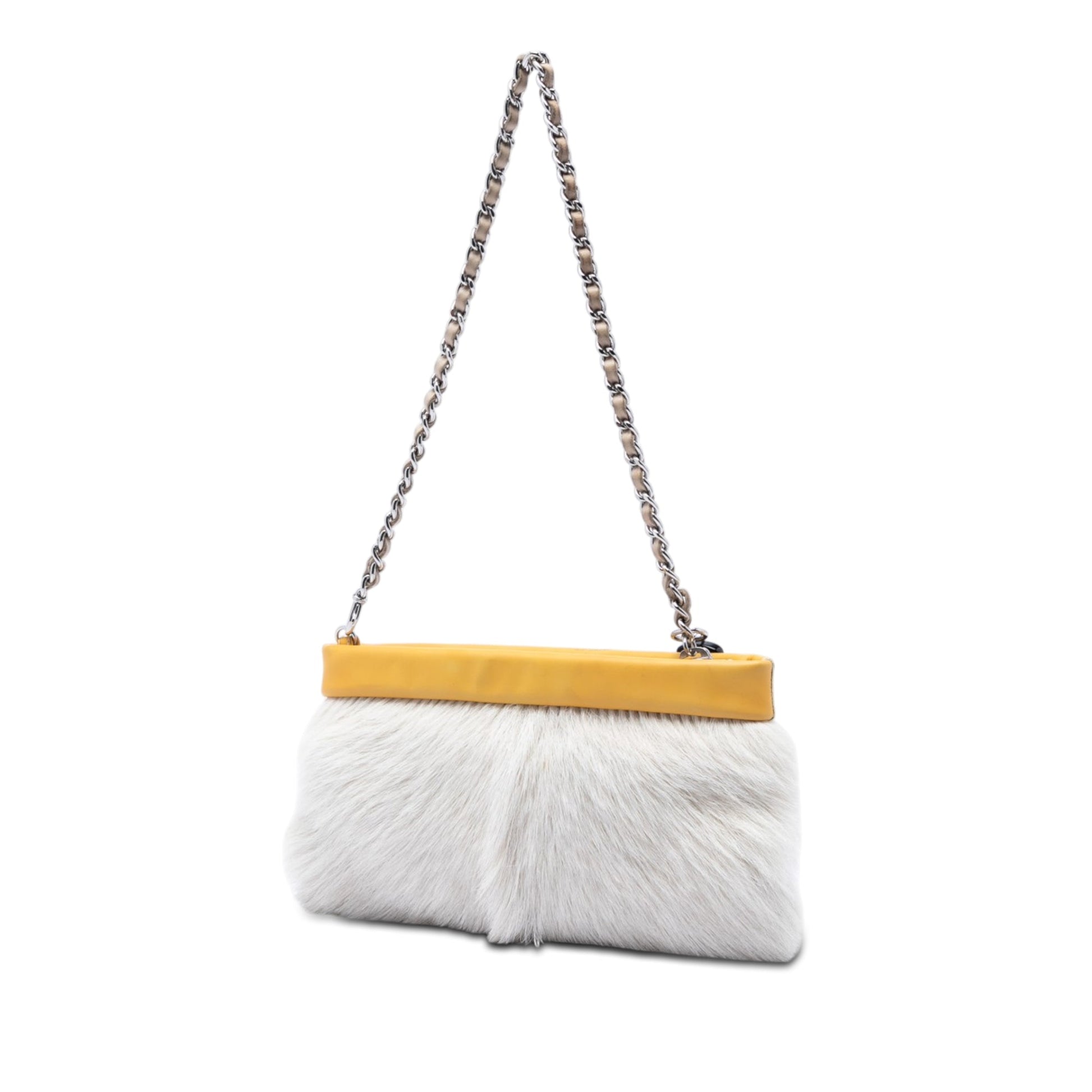 Chanel Rabbit Fur No.5 Perfume Bottle Charm Pochette