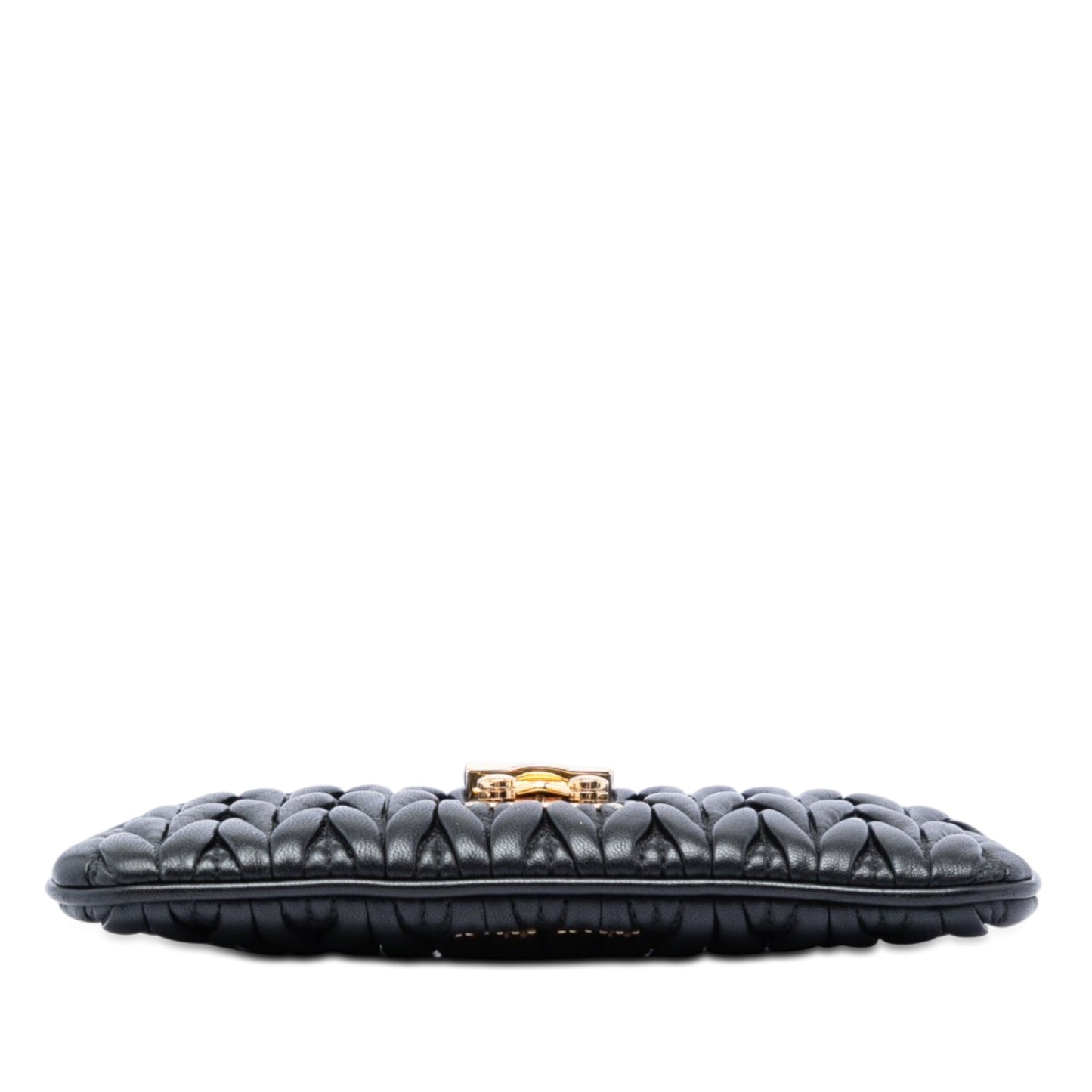 Miu Miu Matelasse Nappa Crystal Clutch on Chain