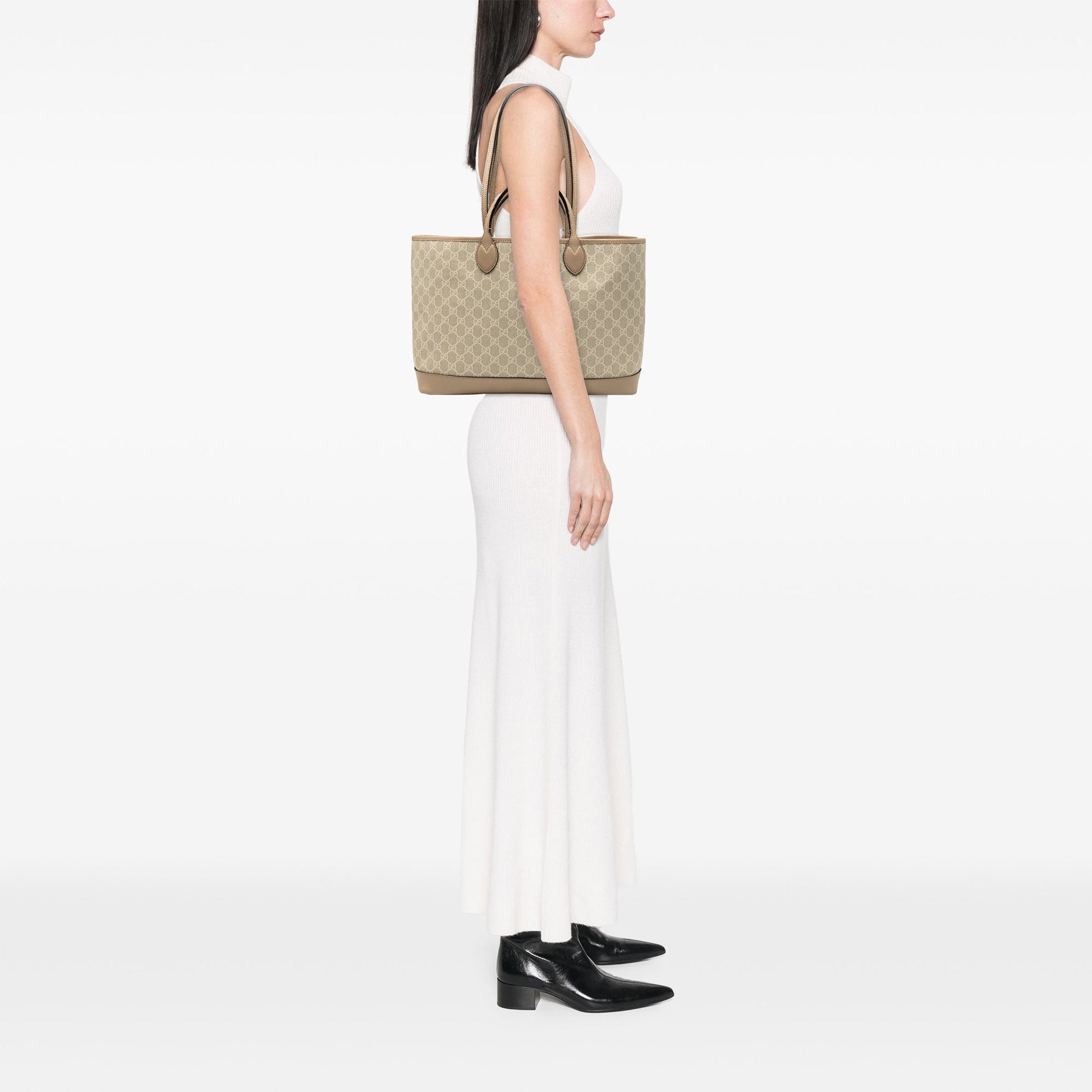 Gucci Medium GG Supreme Ophidia Tote