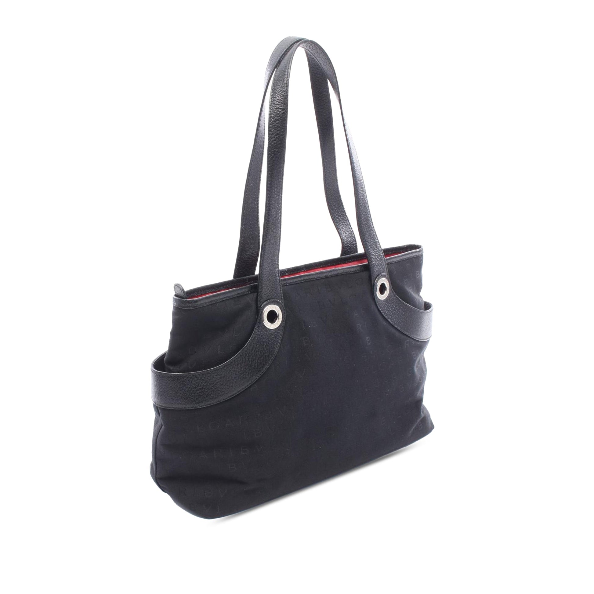 Bvlgari Logomania Canvas Tote