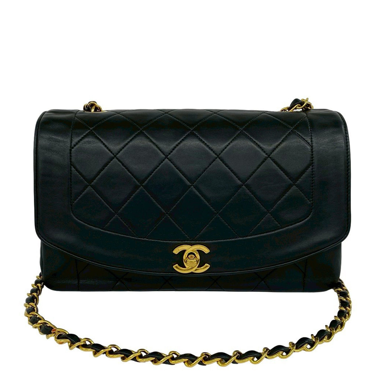 Chanel Medium Lambskin Diana Flap