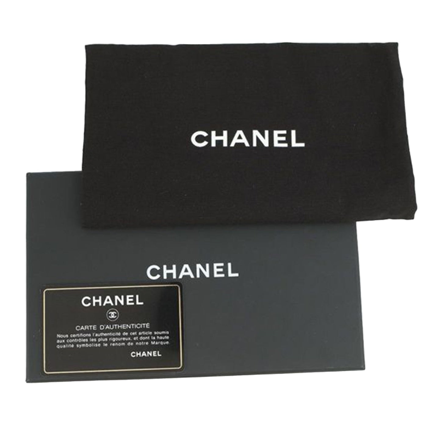 Chanel CC Quilted Lambskin Flap Card Holder on Chain