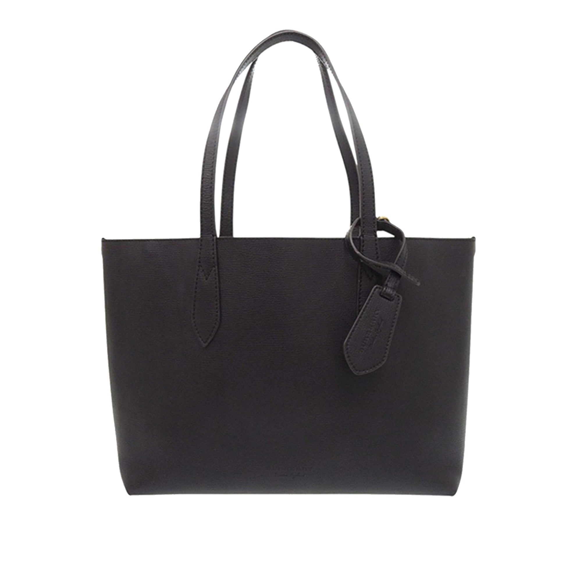 Burberry Haymarket Check Coated Canvas Reversible Tote
