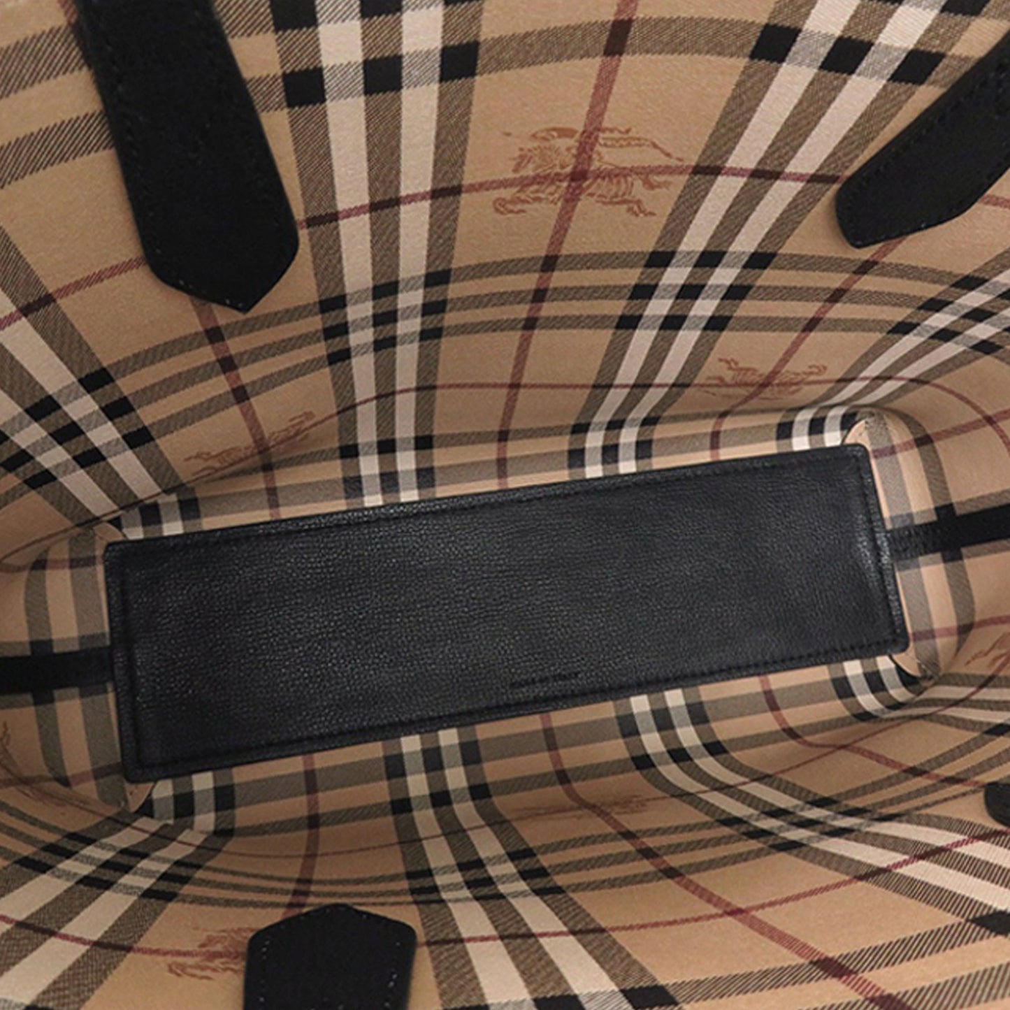 Burberry Haymarket Check Coated Canvas Reversible Tote