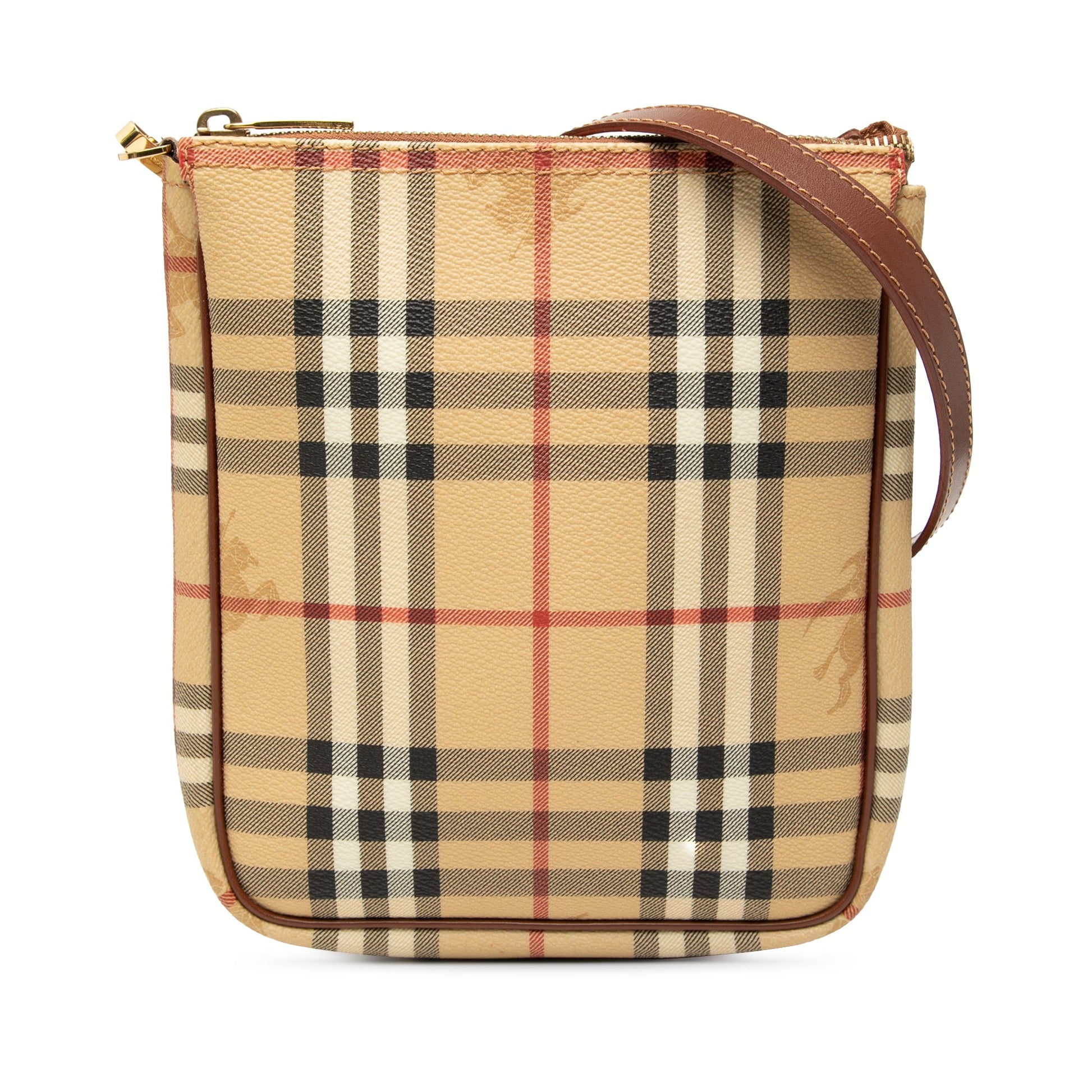 Burberry Haymarket Check Coated Canvas Crossbody