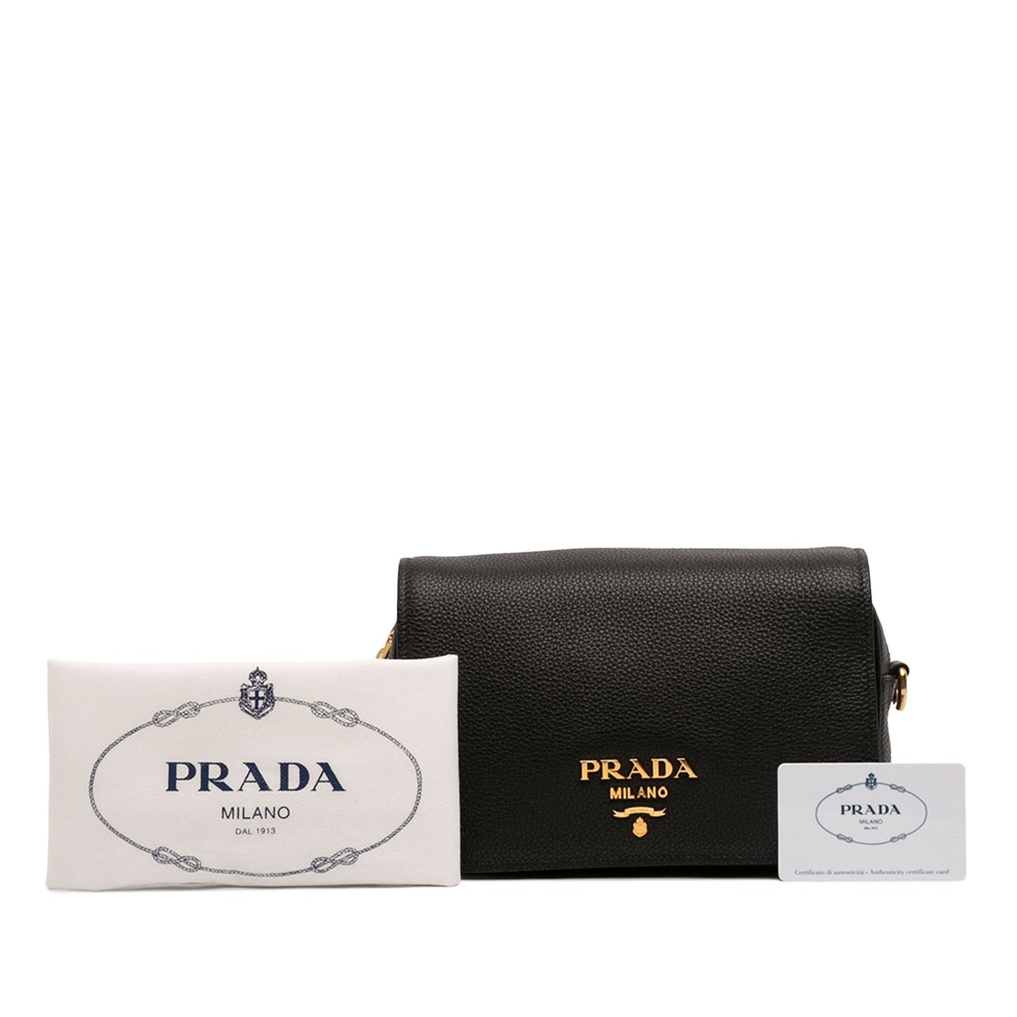 Prada Vitello Phenix Flap Crossbody