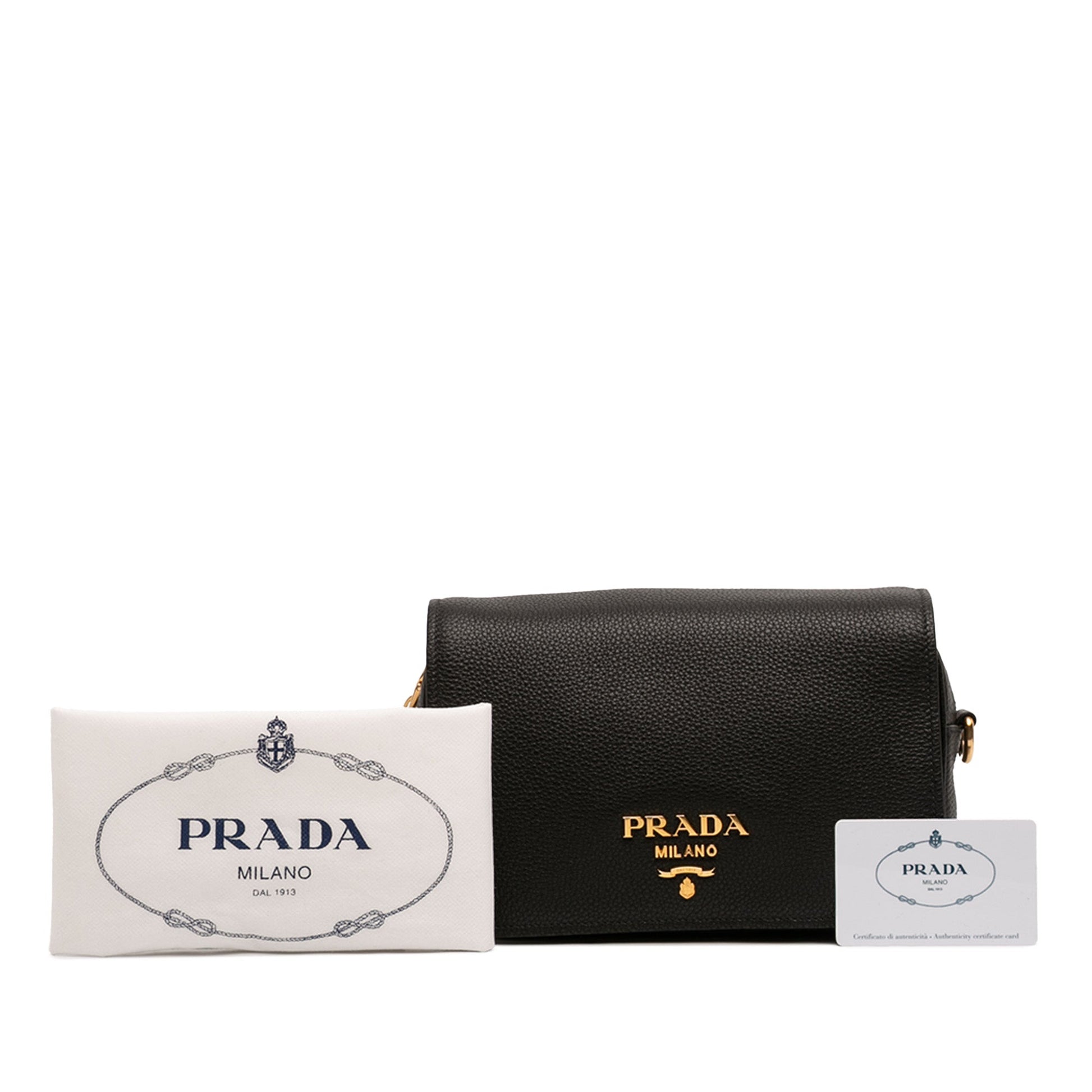 Prada Vitello Phenix Flap Crossbody