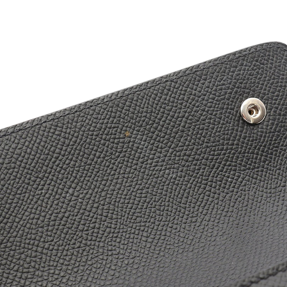 Hermès Epsom Hermesnap Wallet On Strap — Black