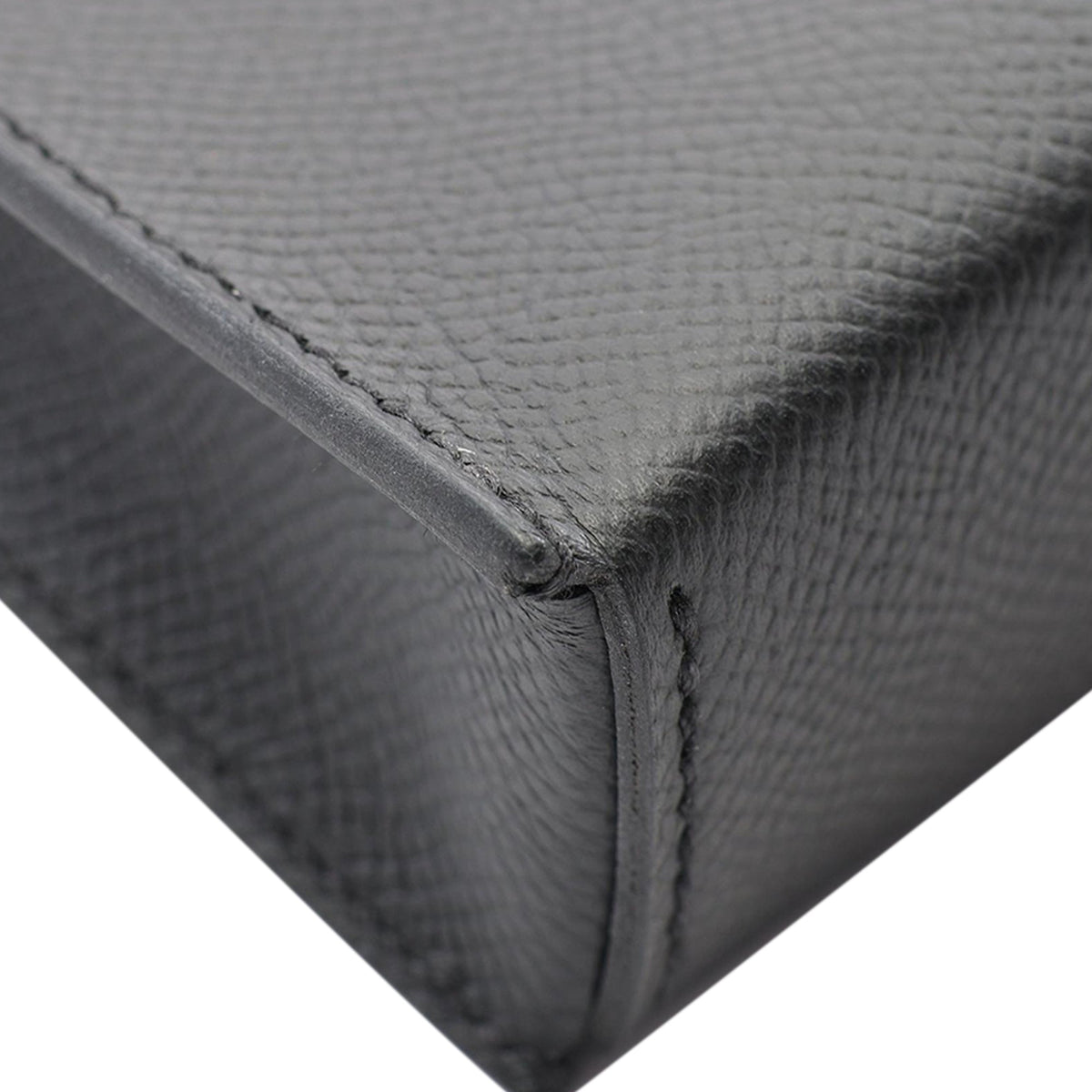 Hermès Epsom Hermesnap Wallet On Strap — Black