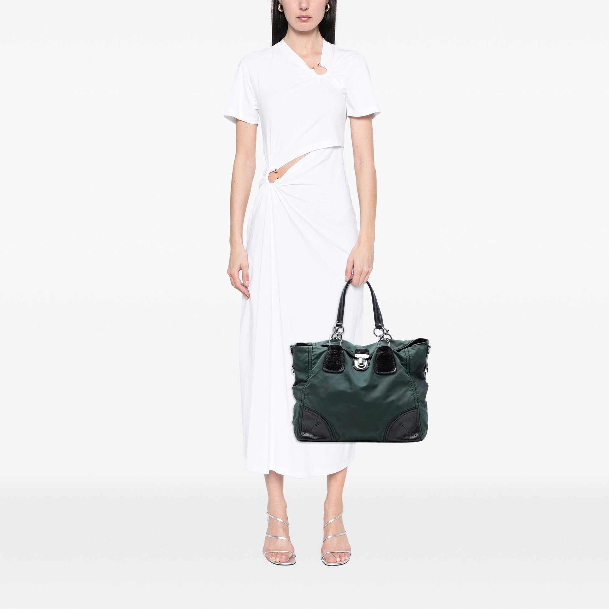 Tessuto Push Lock Convertible Tote