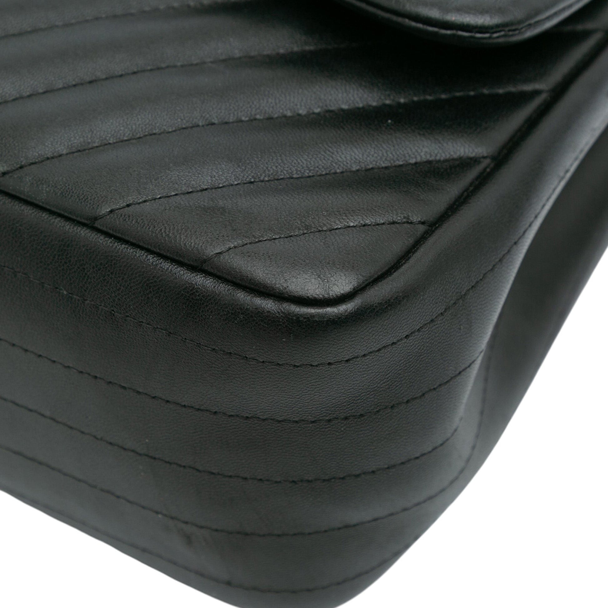 Chanel Jumbo Classic Chevron Lambskin Double Flap