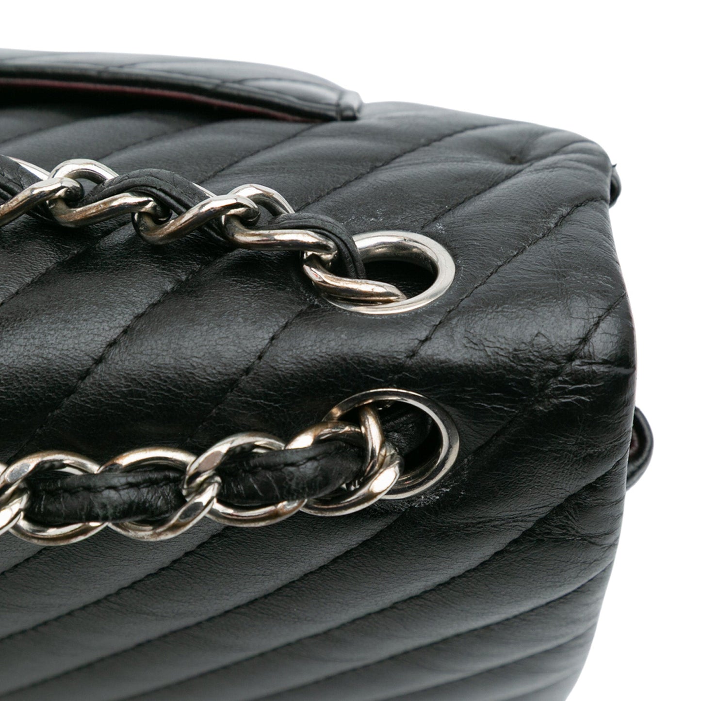Chanel Jumbo Classic Chevron Lambskin Double Flap