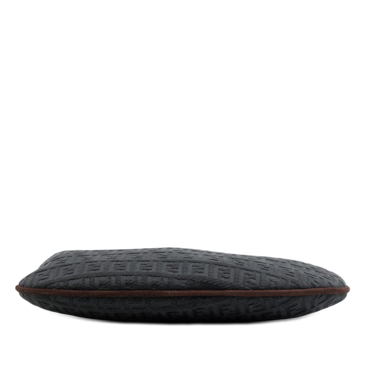 Fendi Zucchino Canvas Oyster Shoulder Bag