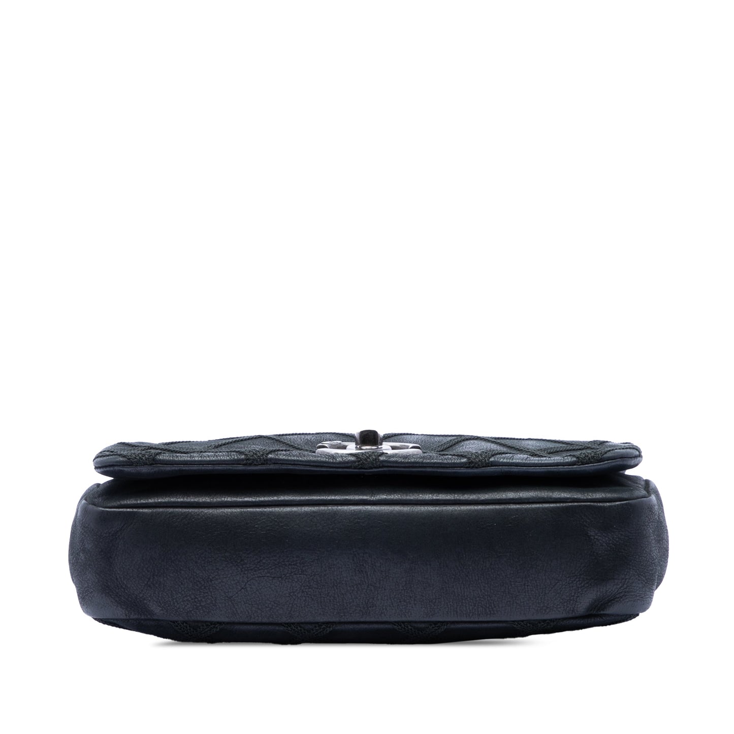 Chanel Small Iridescent Calfskin Diamond Stitch Chain Flap