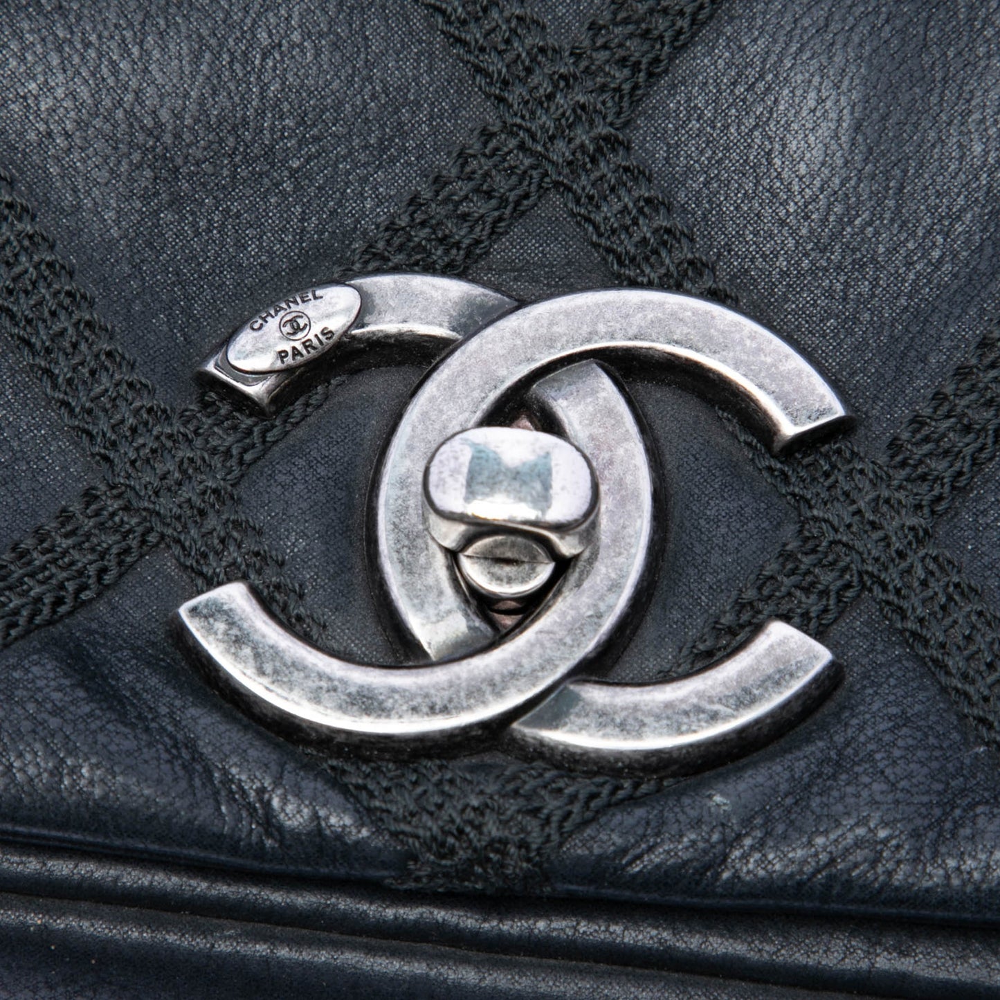 Chanel Small Iridescent Calfskin Diamond Stitch Chain Flap