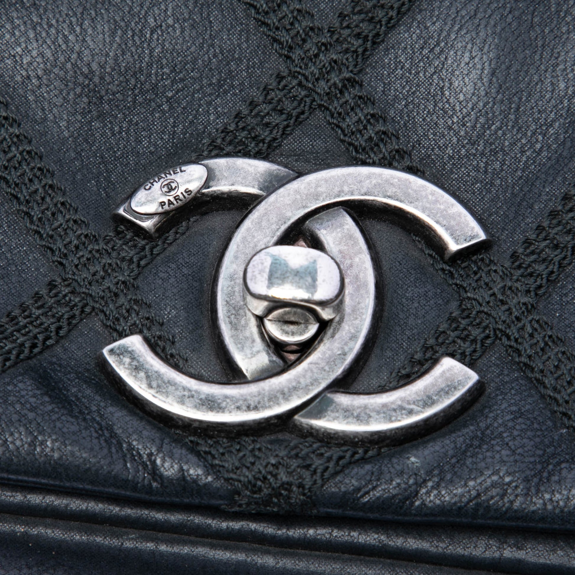 Chanel Small Iridescent Calfskin Diamond Stitch Chain Flap
