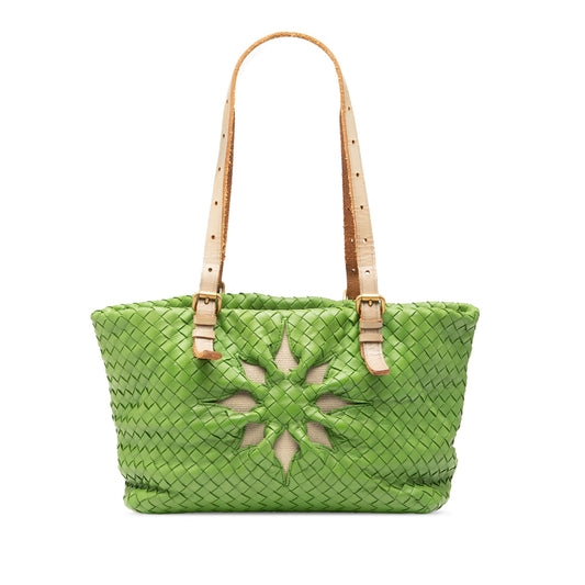 Bottega Veneta Nappa Intrecciato Marquise Flower Tote