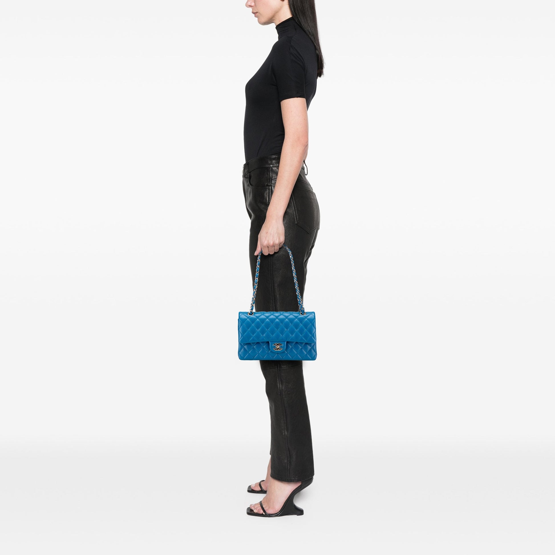 Chanel Medium Classic Caviar Double Flap
