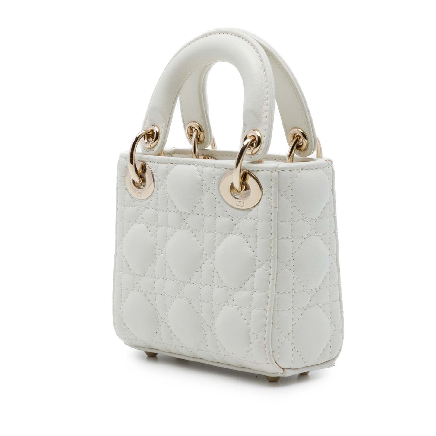 Dior Micro Lambskin Cannage Lady Dior