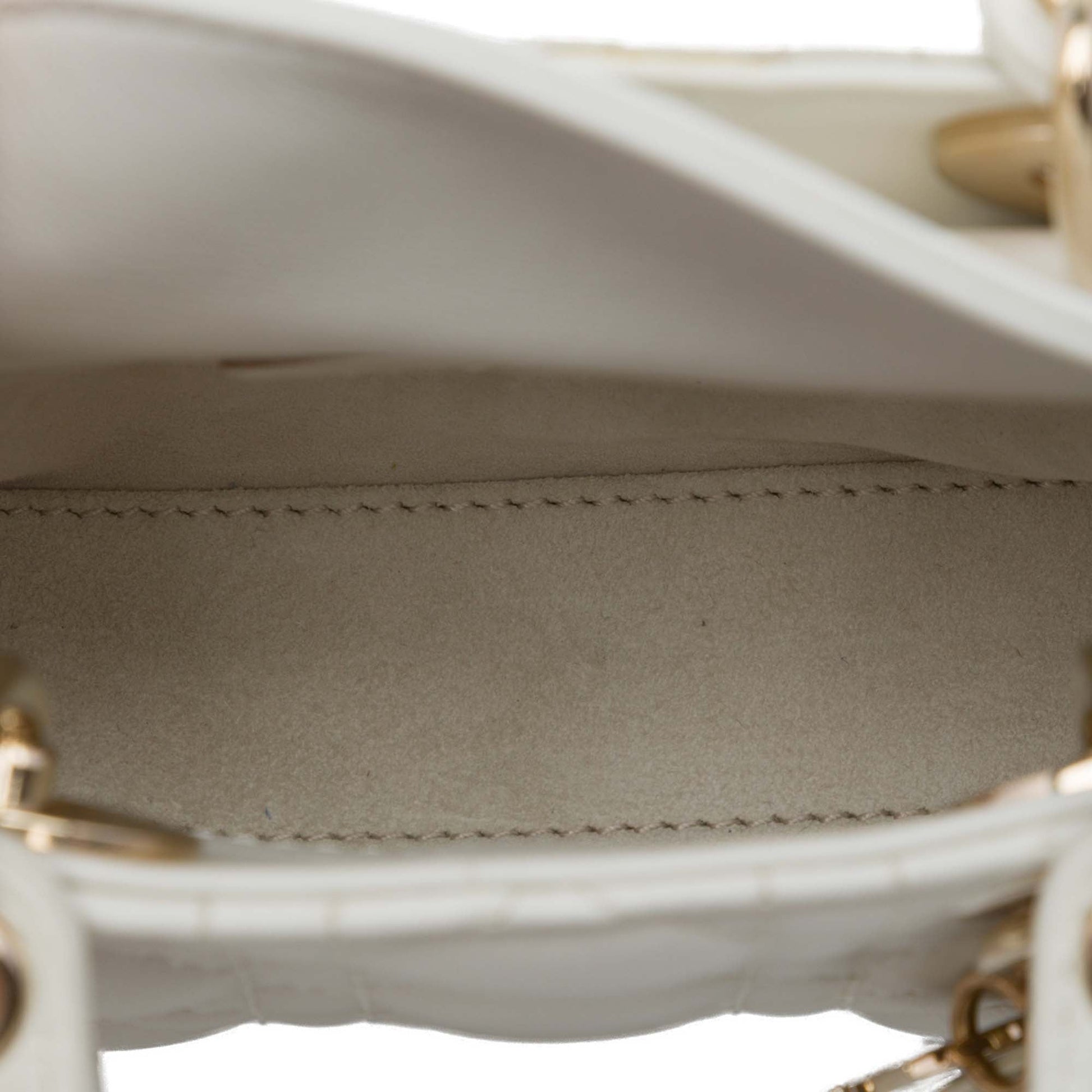 Dior Micro Lambskin Cannage Lady Dior