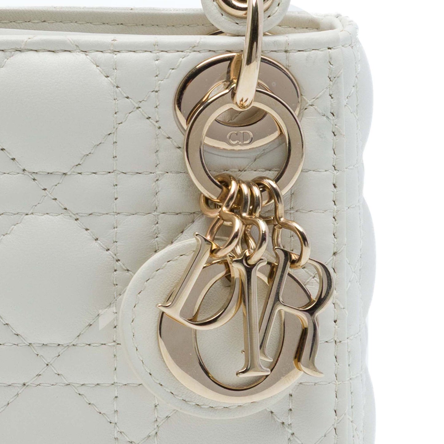 Dior Micro Lambskin Cannage Lady Dior