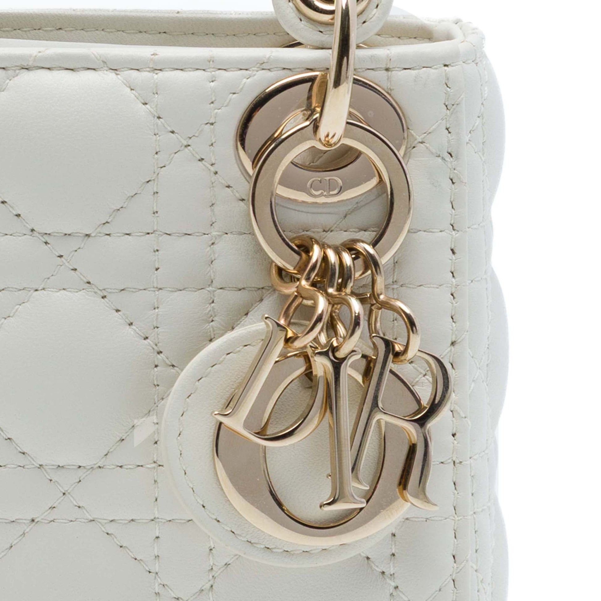 Dior Micro Lambskin Cannage Lady Dior
