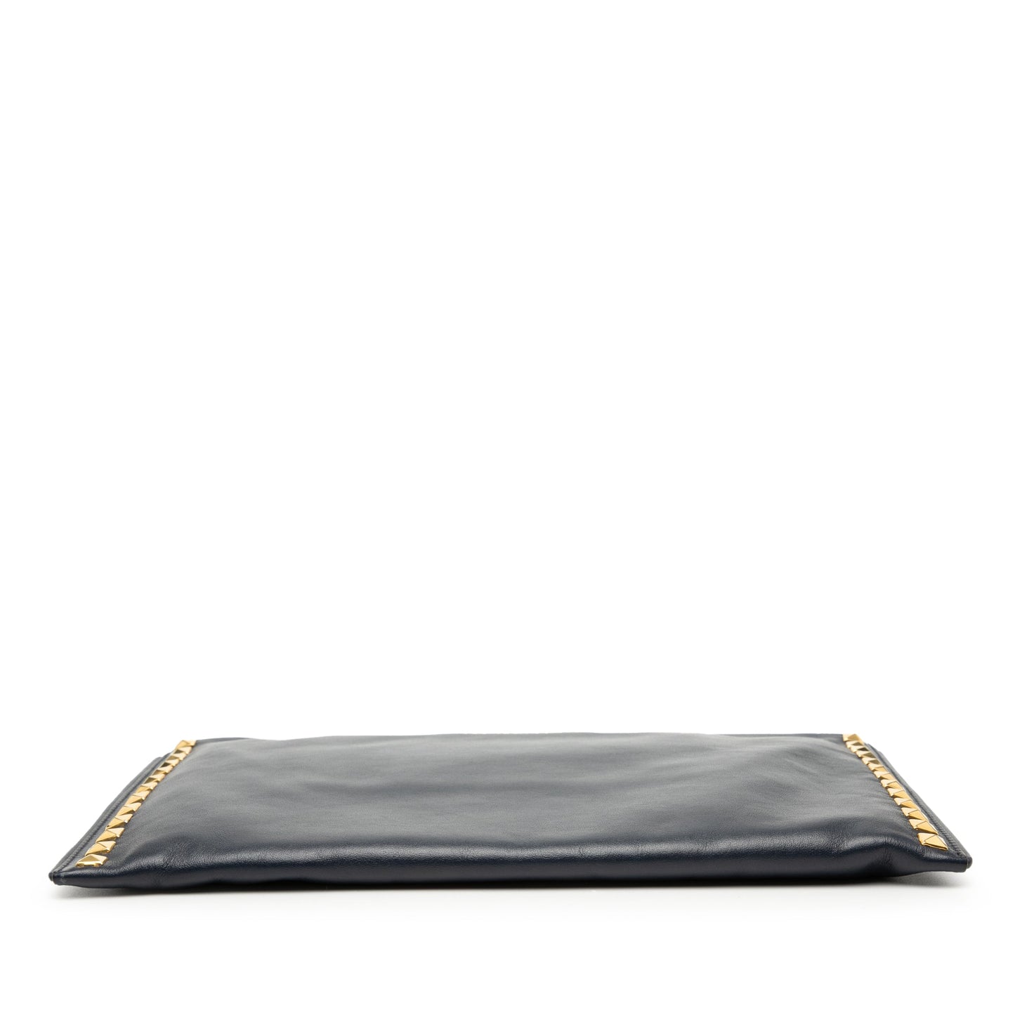 Miu Miu Studded Leather Zip Clutch