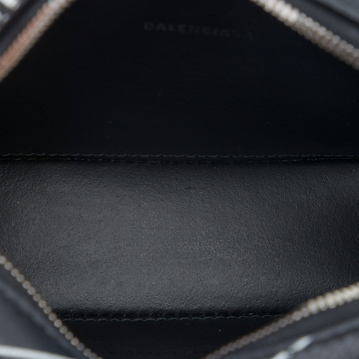 Balenciaga Leather Logo Print Everyday Camera Bag XS