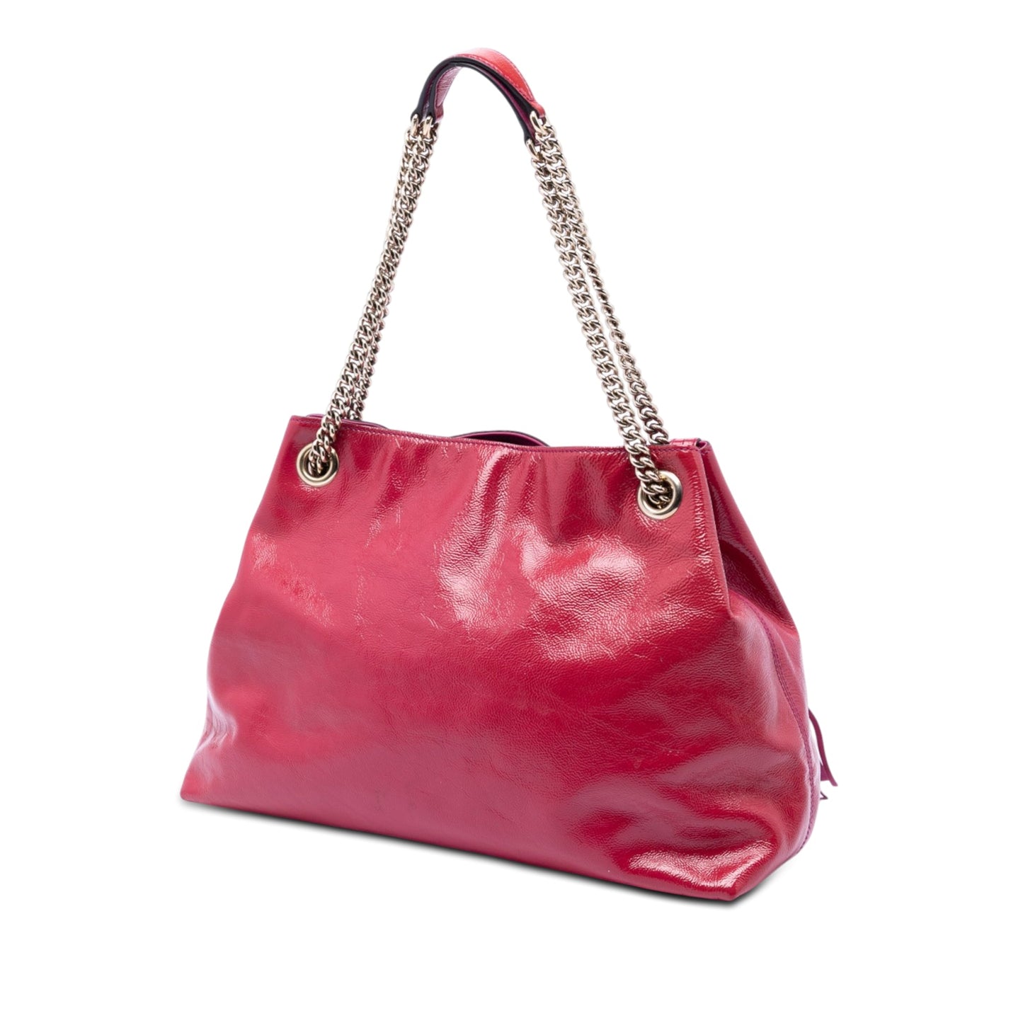 Gucci Medium Patent Soho Chain Tote