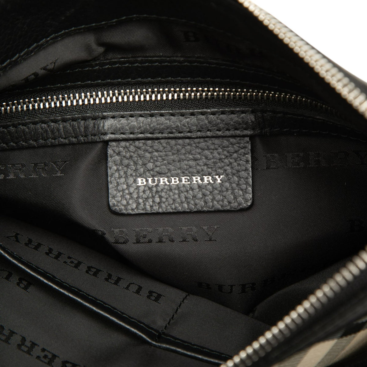 Burberry Nova Check Trimmed Nylon Crossbody