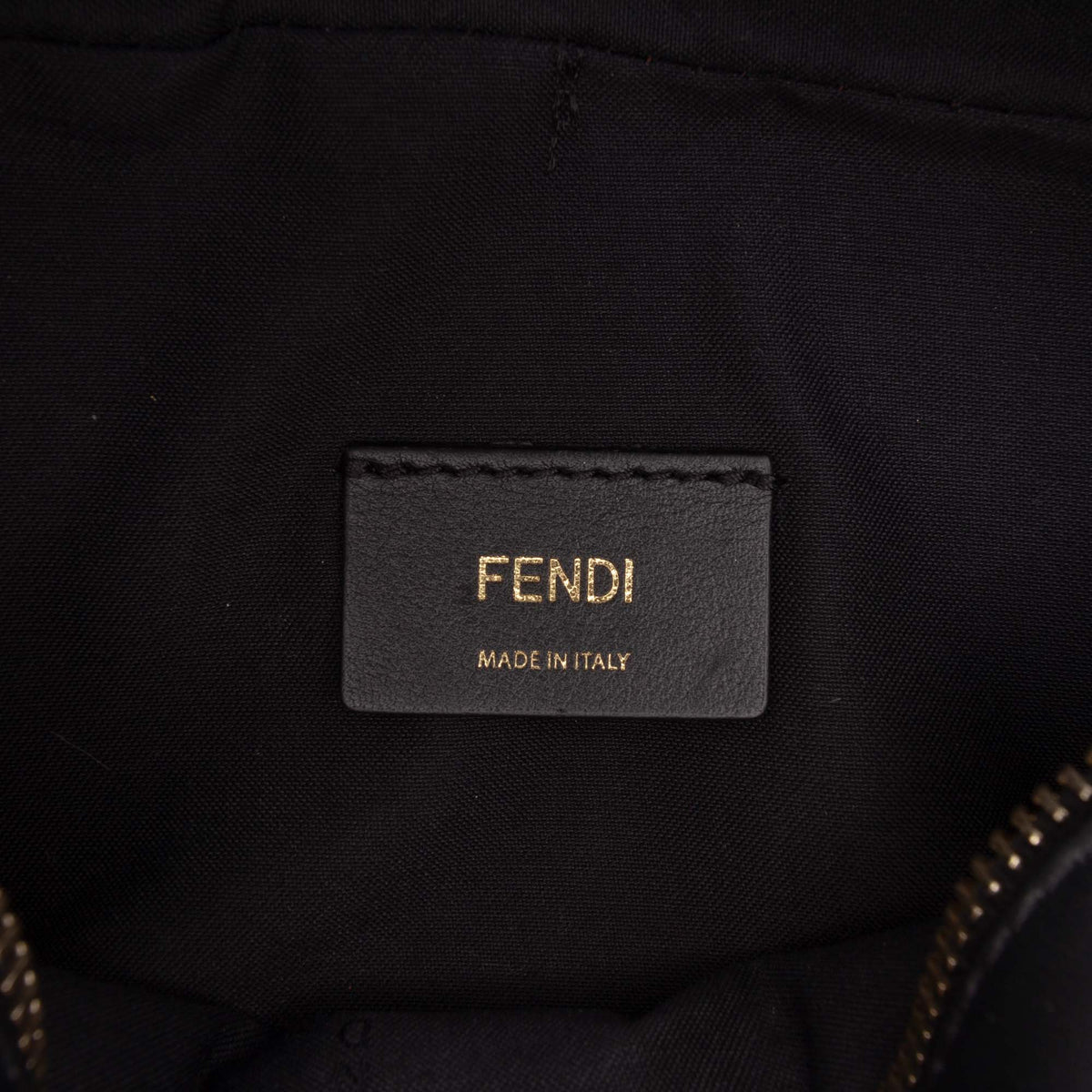 Fendi Mini Leather Stamp Patch 1974 Camera Bag