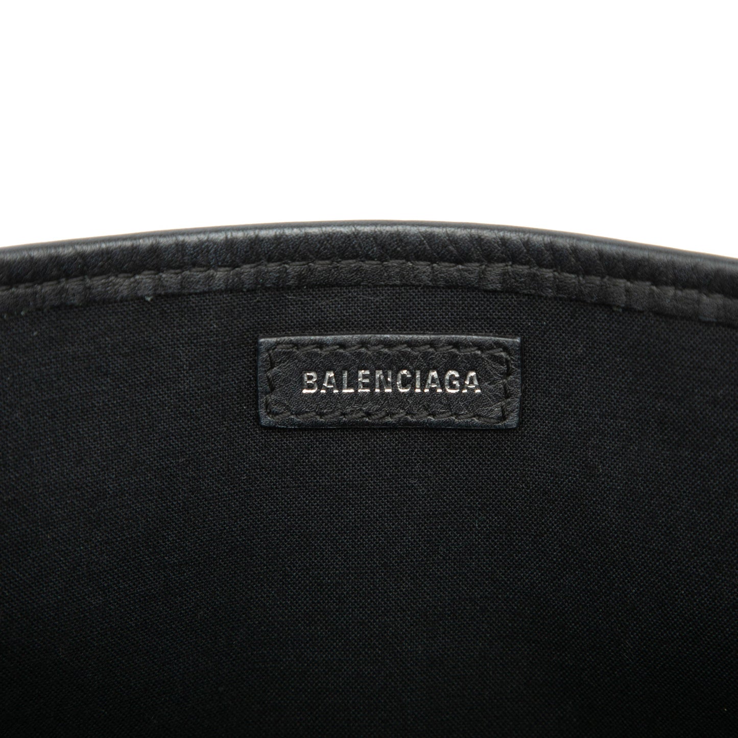 Balenciaga Canvas Navy Cabas XS