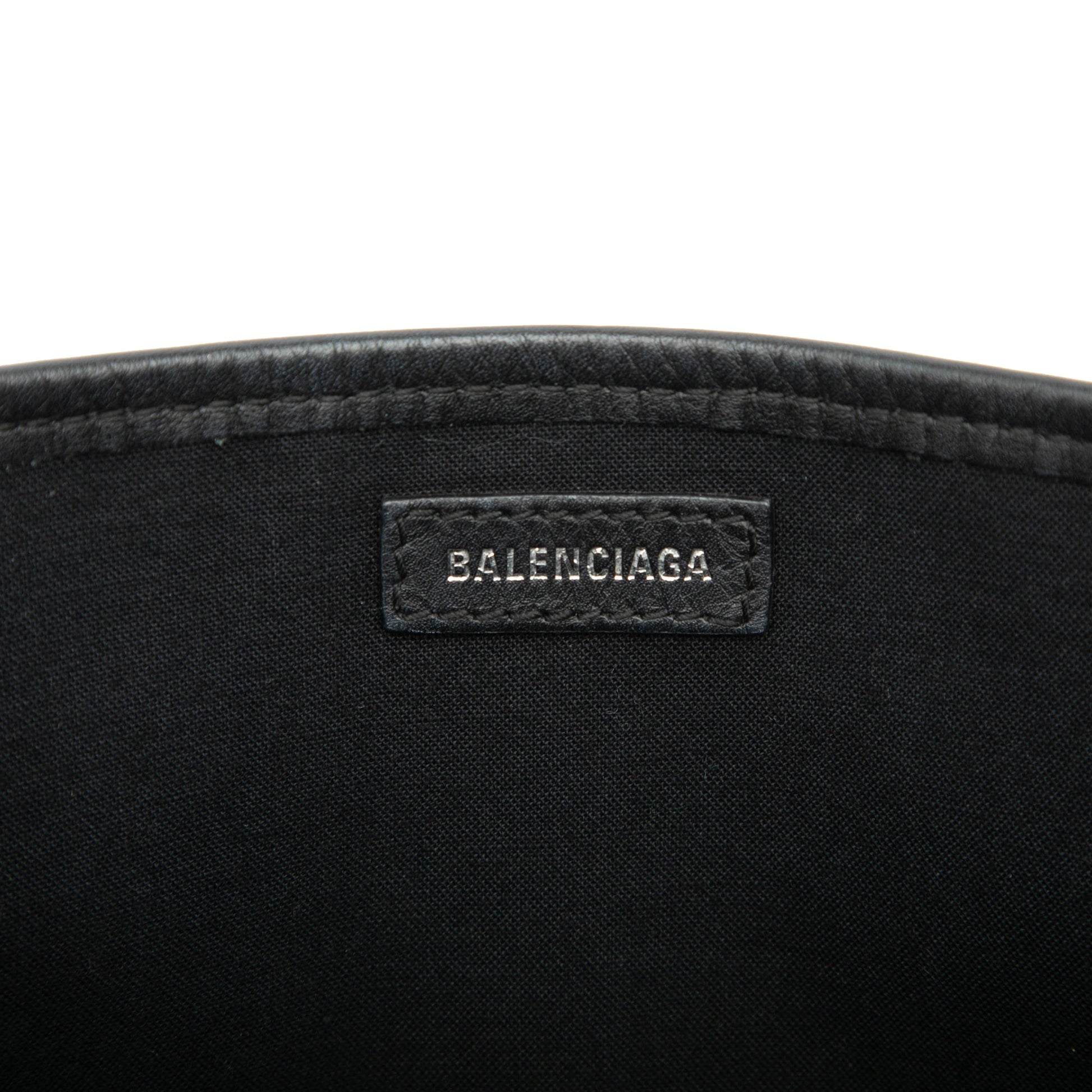 Balenciaga Canvas Navy Cabas XS