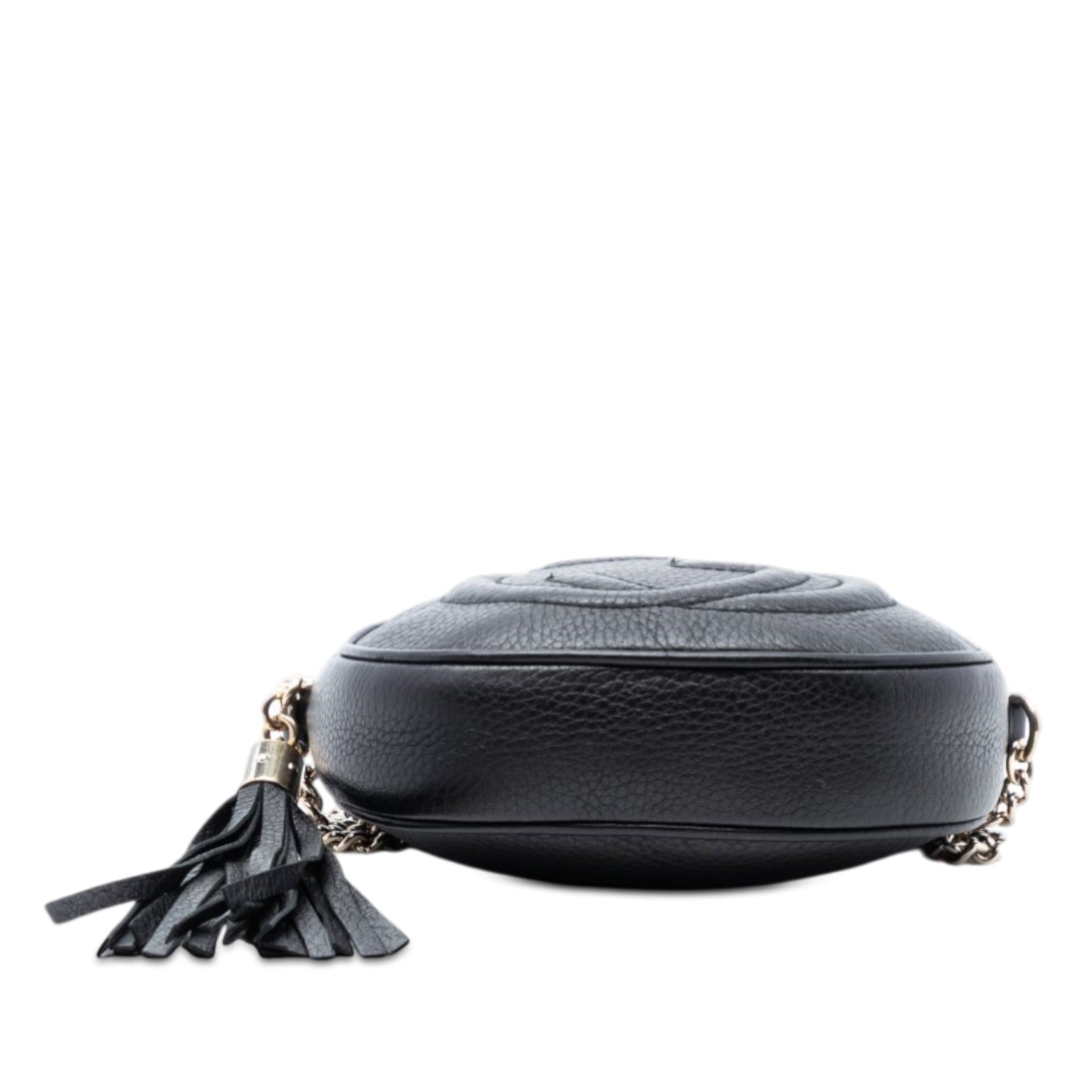 Gucci Mini Pebbled Calfskin Soho Chain Crossbody