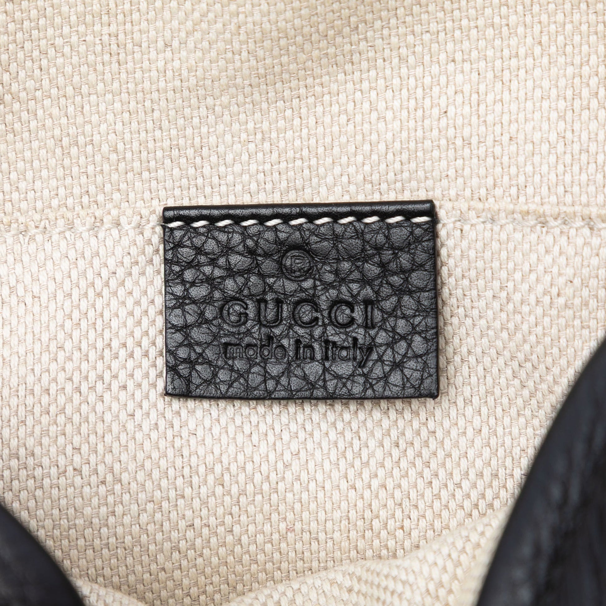 Gucci Mini Pebbled Calfskin Soho Chain Crossbody