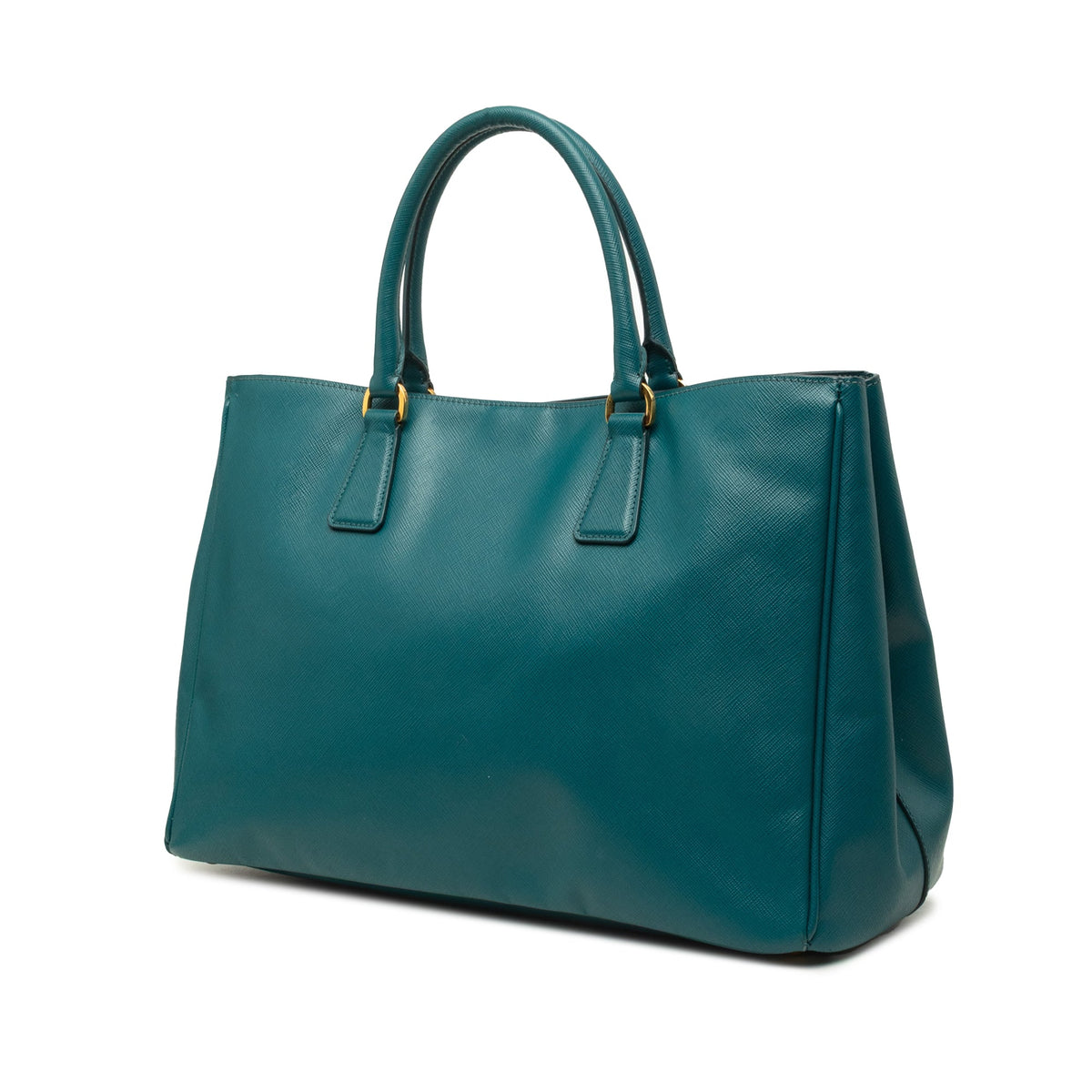 Prada Large Saffiano Lux Gardeners Tote — Blue
