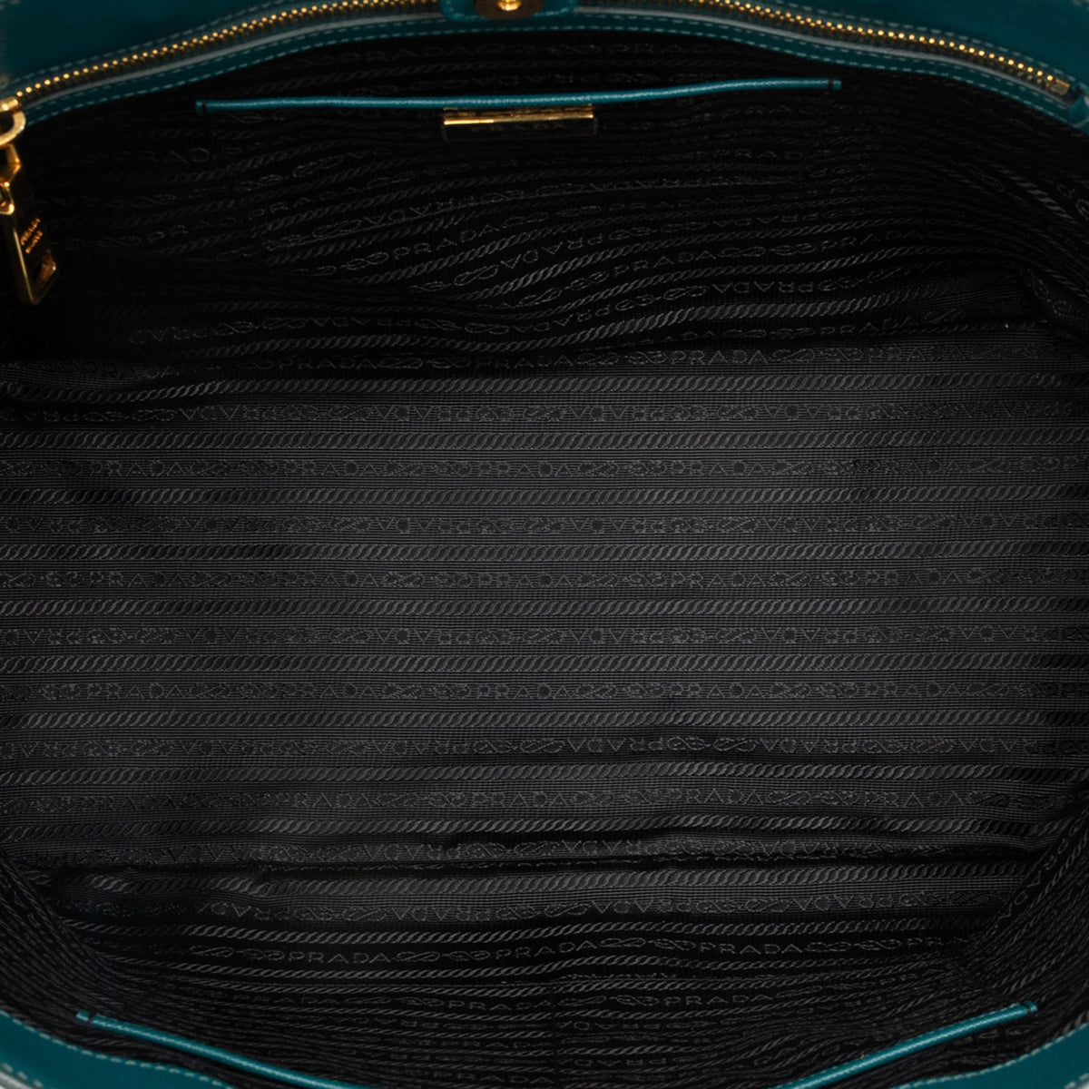 Prada Large Saffiano Lux Gardeners Tote — Blue
