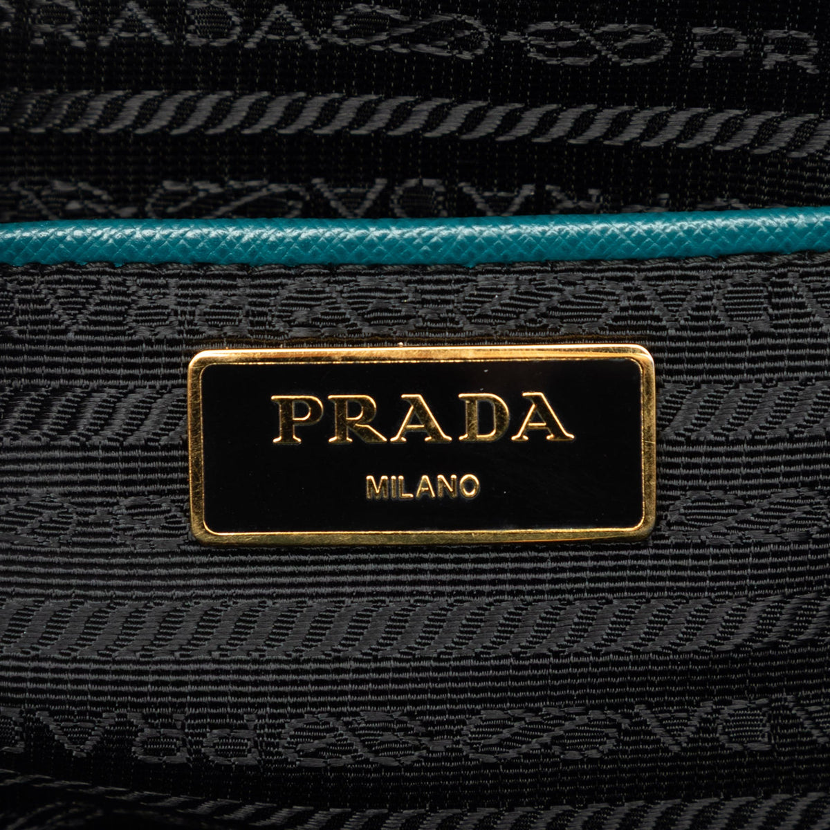 Prada Large Saffiano Lux Gardeners Tote — Blue
