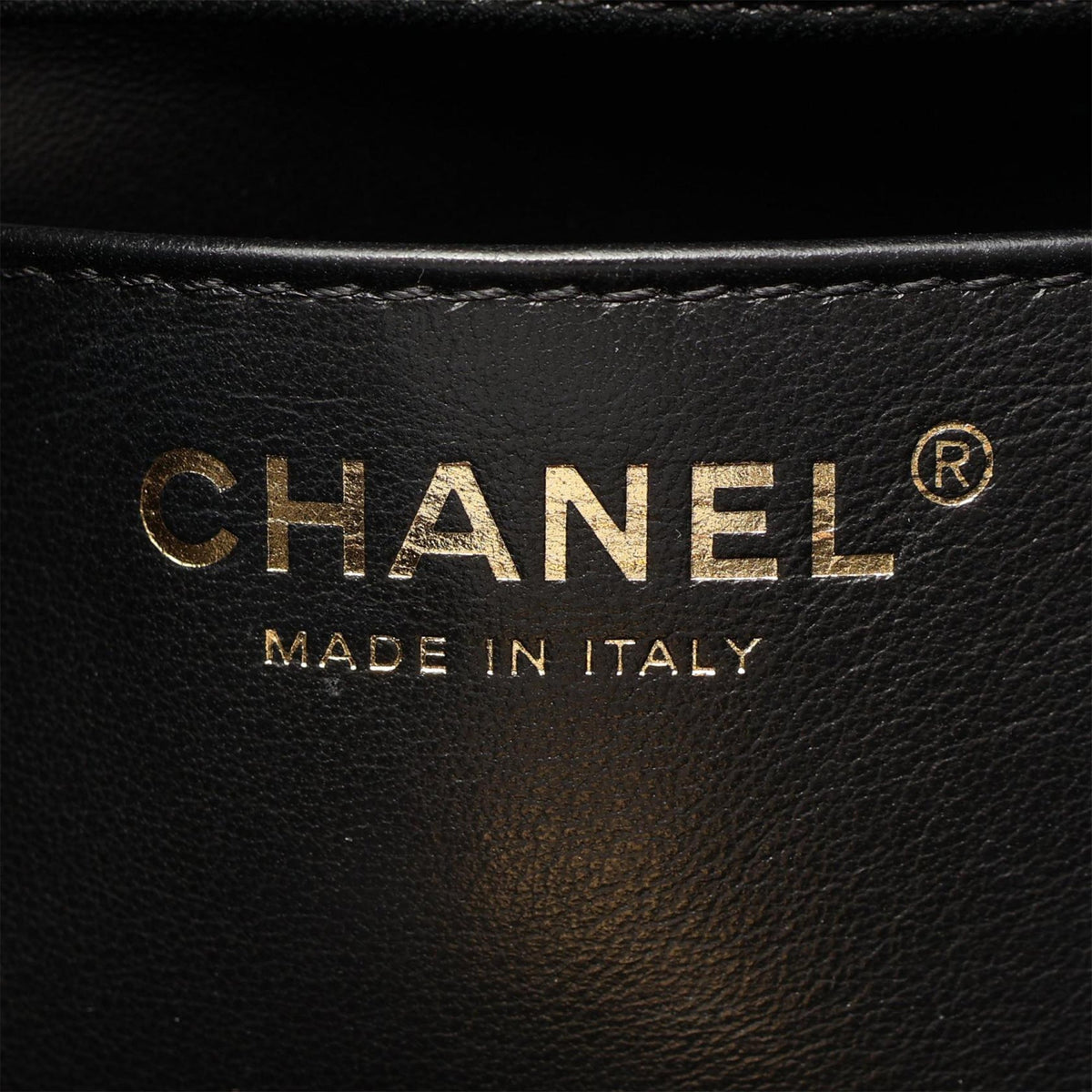 Chanel Mini Square Classic Goatskin Single Flap — Black