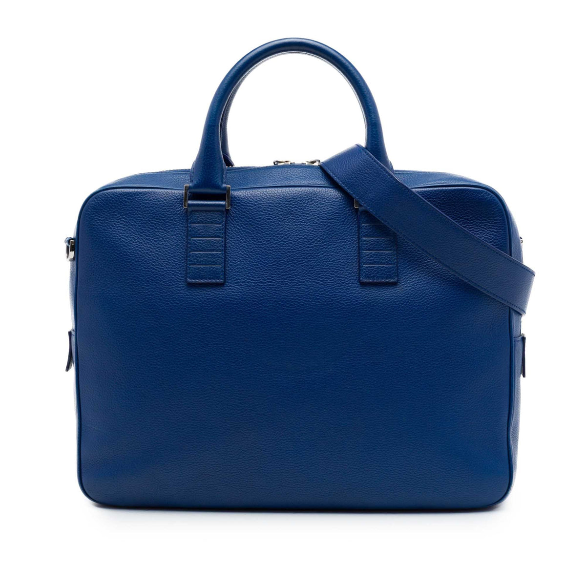 Dior Leather Homme Business Bag — Blue
