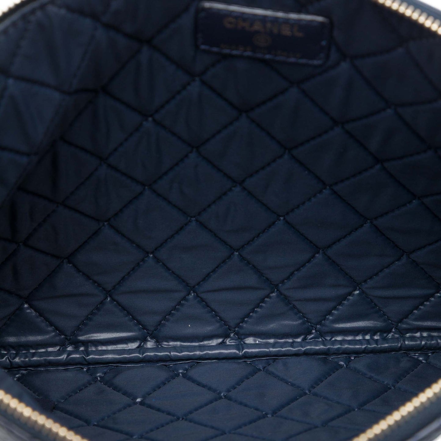 Chanel Medium Quilted Lambskin O Case Clutch