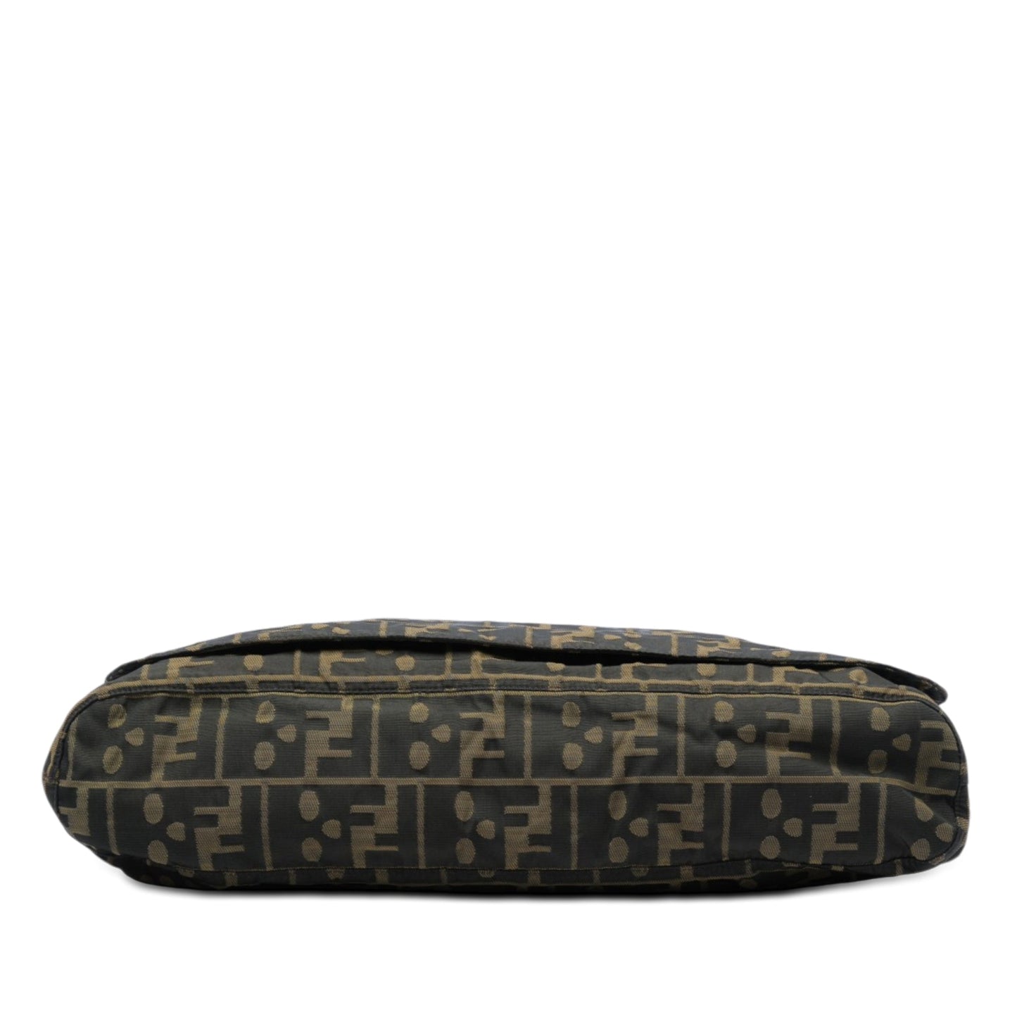 Fendi Zucca Canvas Skull Messenger Bag