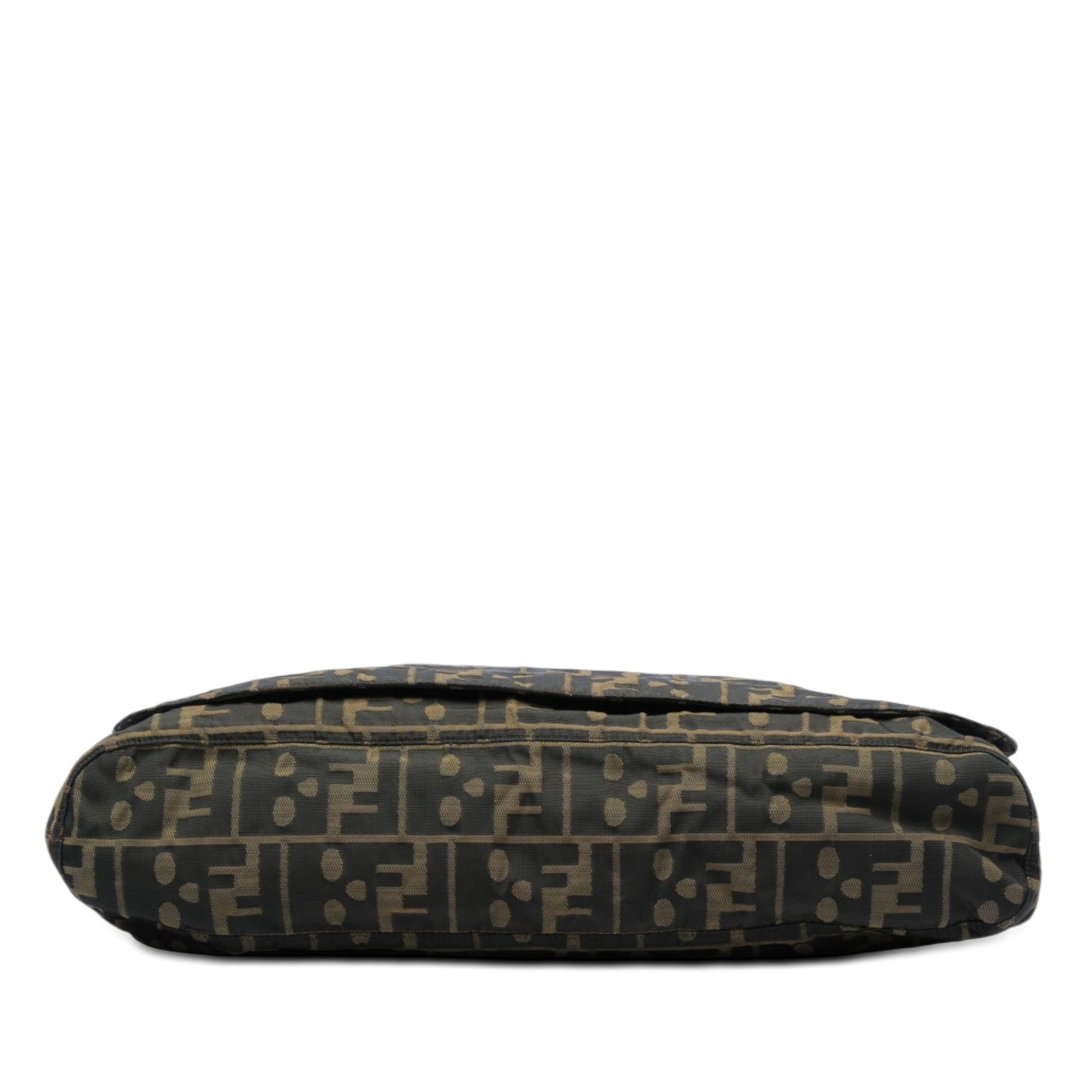 Fendi Zucca Canvas Skull Messenger Bag
