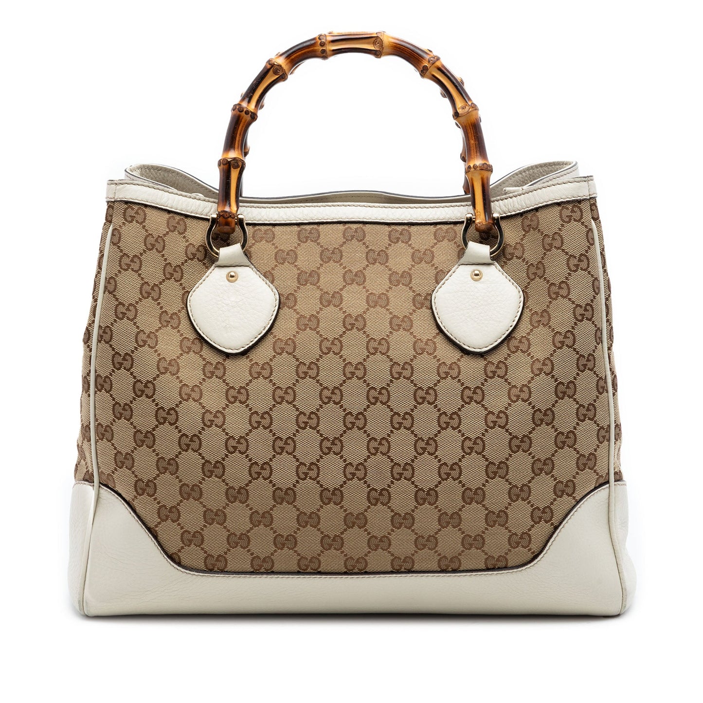 Gucci GG Canvas Bamboo Diana Tote